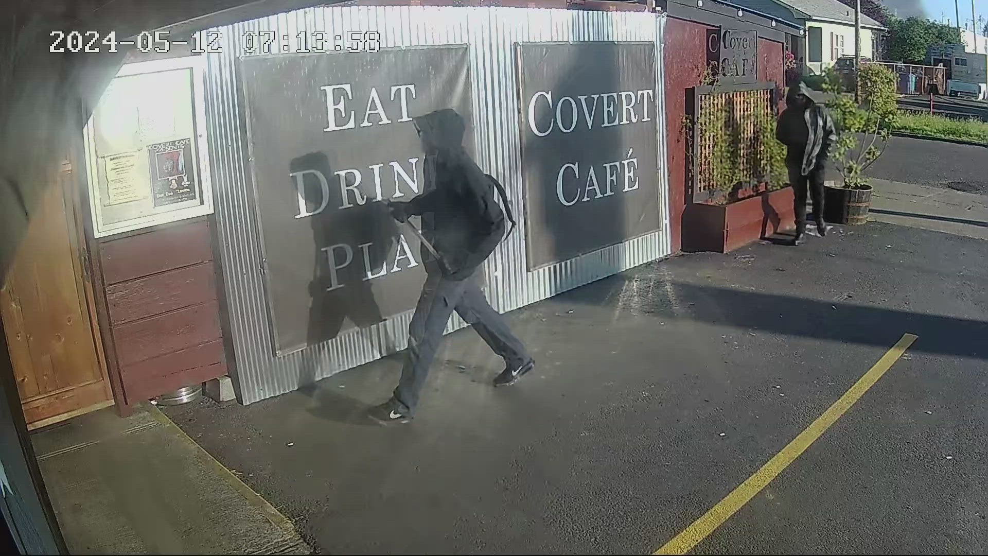 The owners of Covert Cafe in Southeast Portland are trying to make up for their losses after being broken into Sunday.