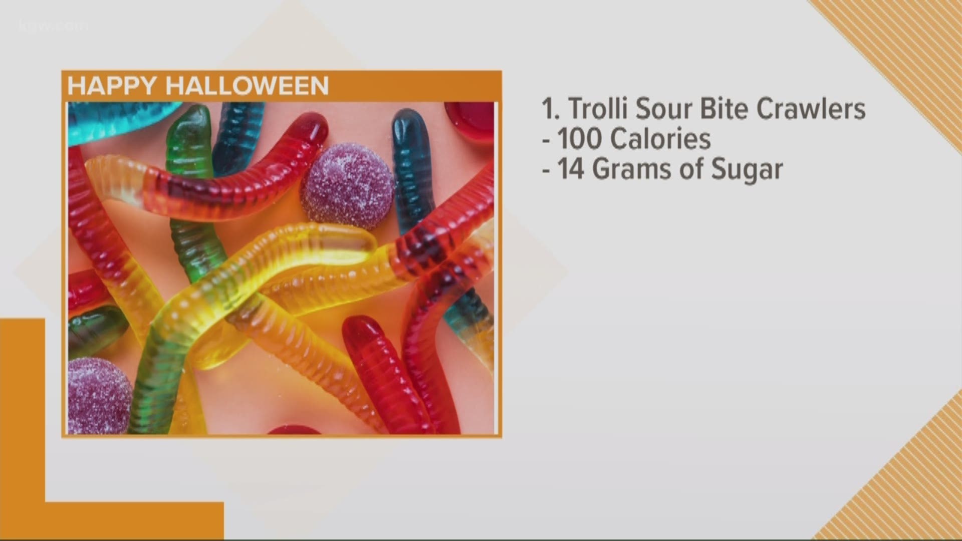 Nutritionists rank Halloween candies