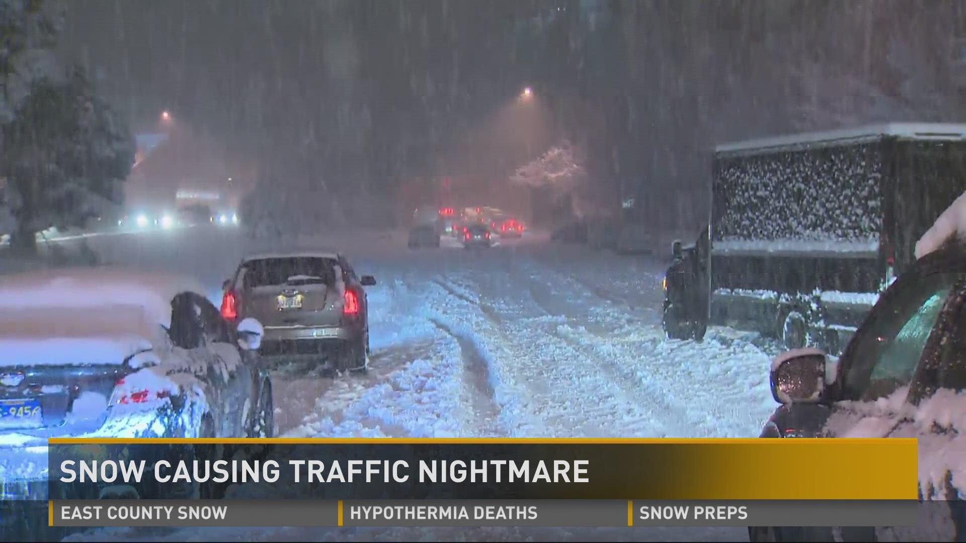 Stuck in the tunnel: Cassidy Quinn's snow storm coverage