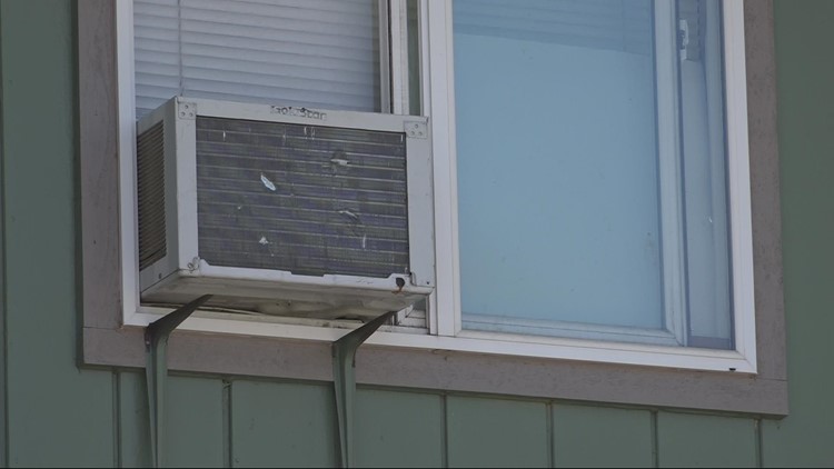 ‘It’s horrible’: Tenants face eviction over window AC units at a low-income housing complex in Newberg
