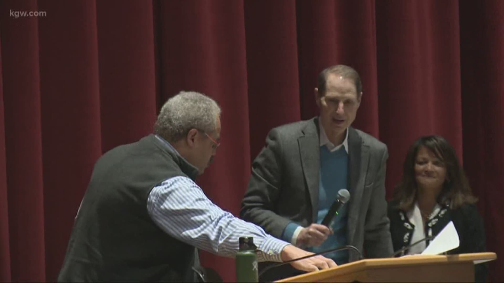 Questions about Iran and what's next came up a lot today at a town hall held by Oregon Sen. Ron Wyden. The senator said it's something Oregonians asked him about at