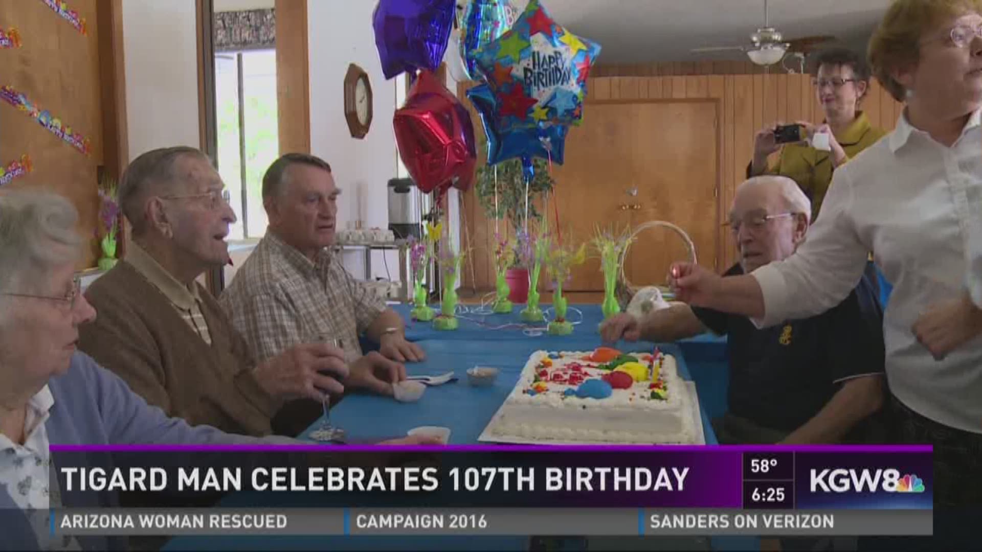 Son of Tigard founder celebrates 107th birthday kgw com