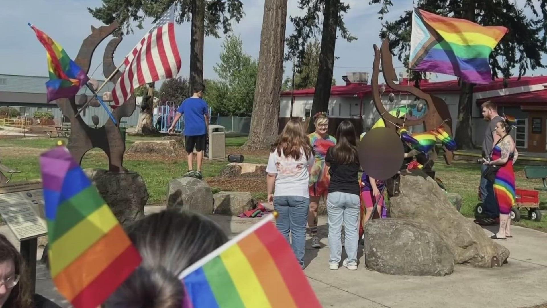 Hendy Appleton has organized a pride event in Molalla the past three years. When she announced this year's celebration on social media, some threatened to bring guns