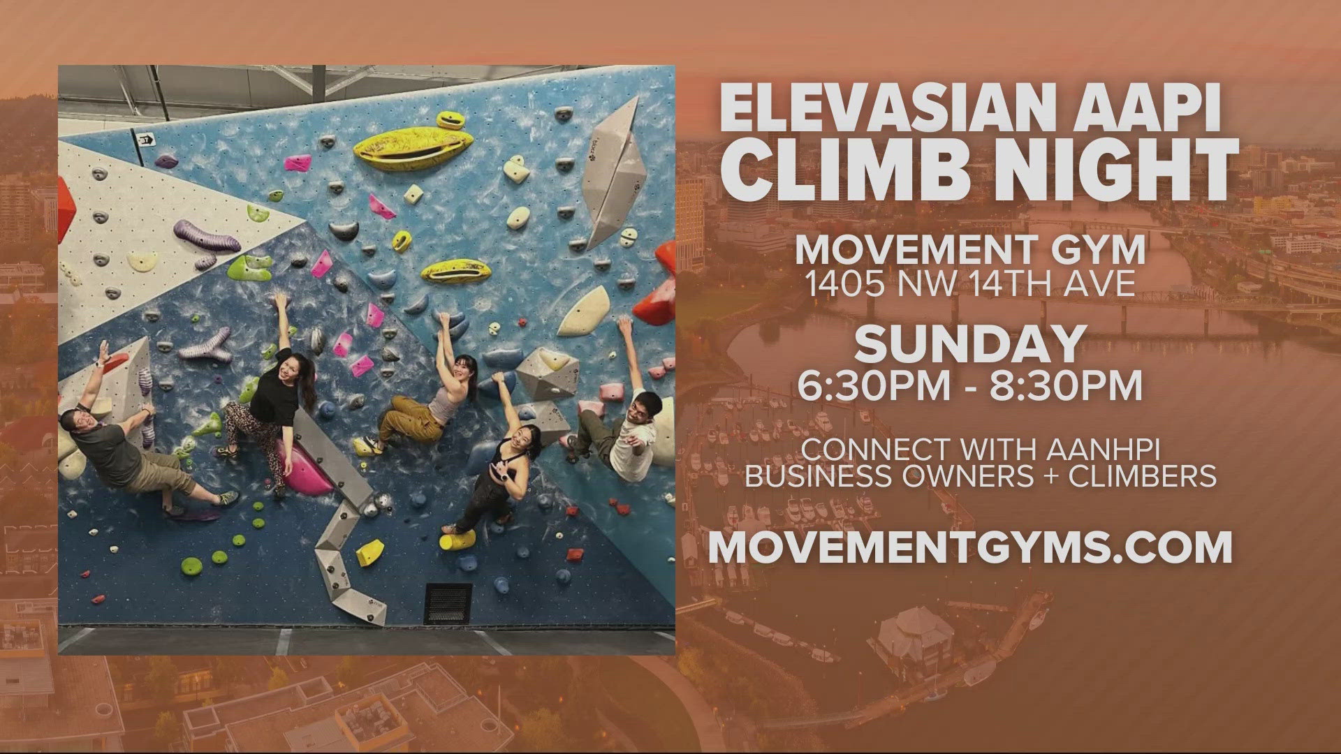 Doctor Carrie Hsia says rock climbing is historically a white, male-dominated sport. That's why she started the event, called "Elevasian," last year.