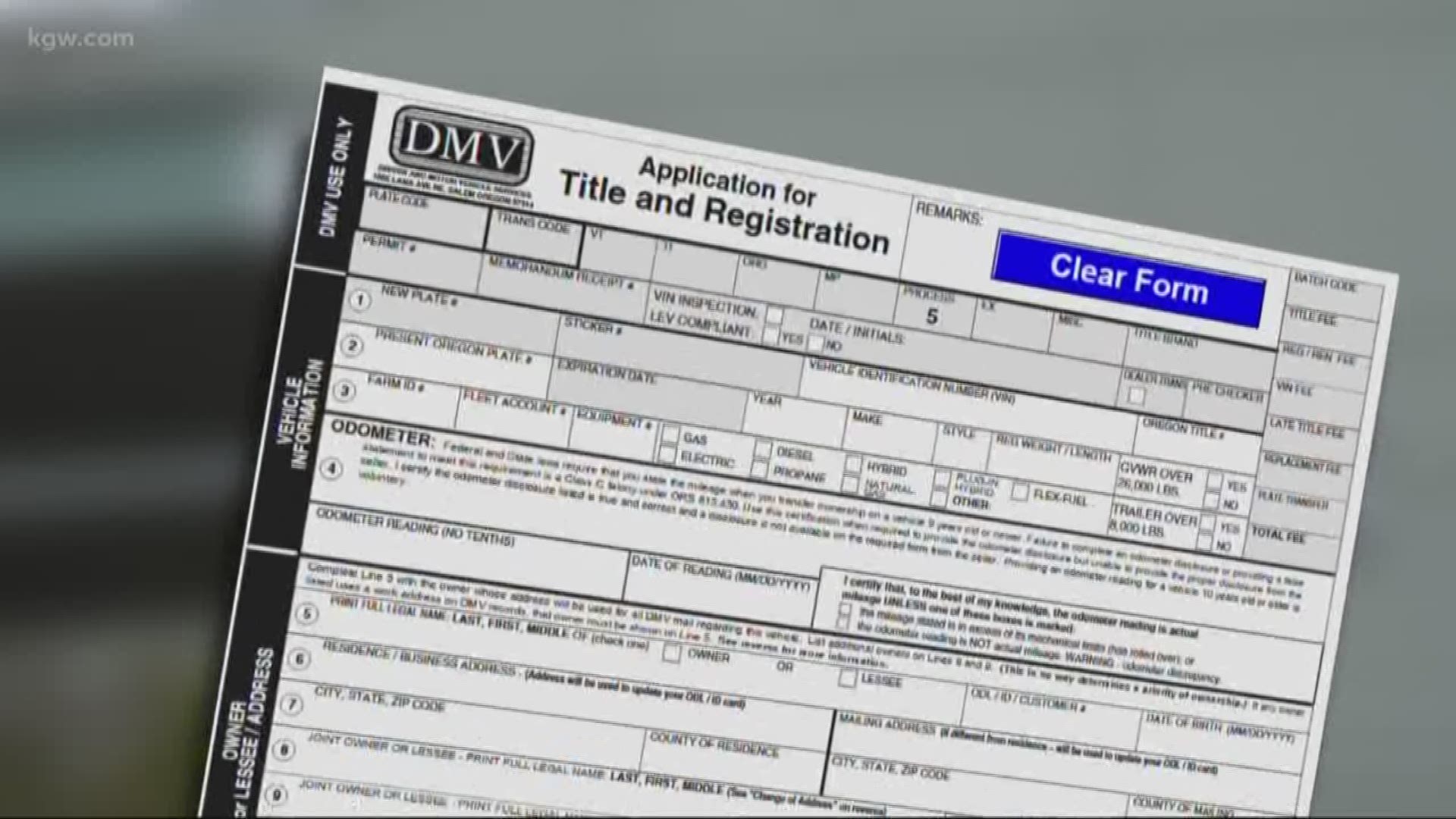 If you sell a car in Oregon and the buyer doesn't fill out paperwork listing them as the new owner, get ready for tickets issued to the owner. Tip No. 1: When you sell your car, remove the license plates.