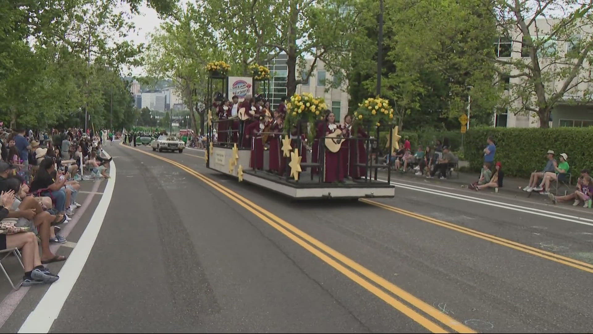 For the first time in several years, the Portland Rose Festival's Grand Floral Parade will weave through downtown streets again.