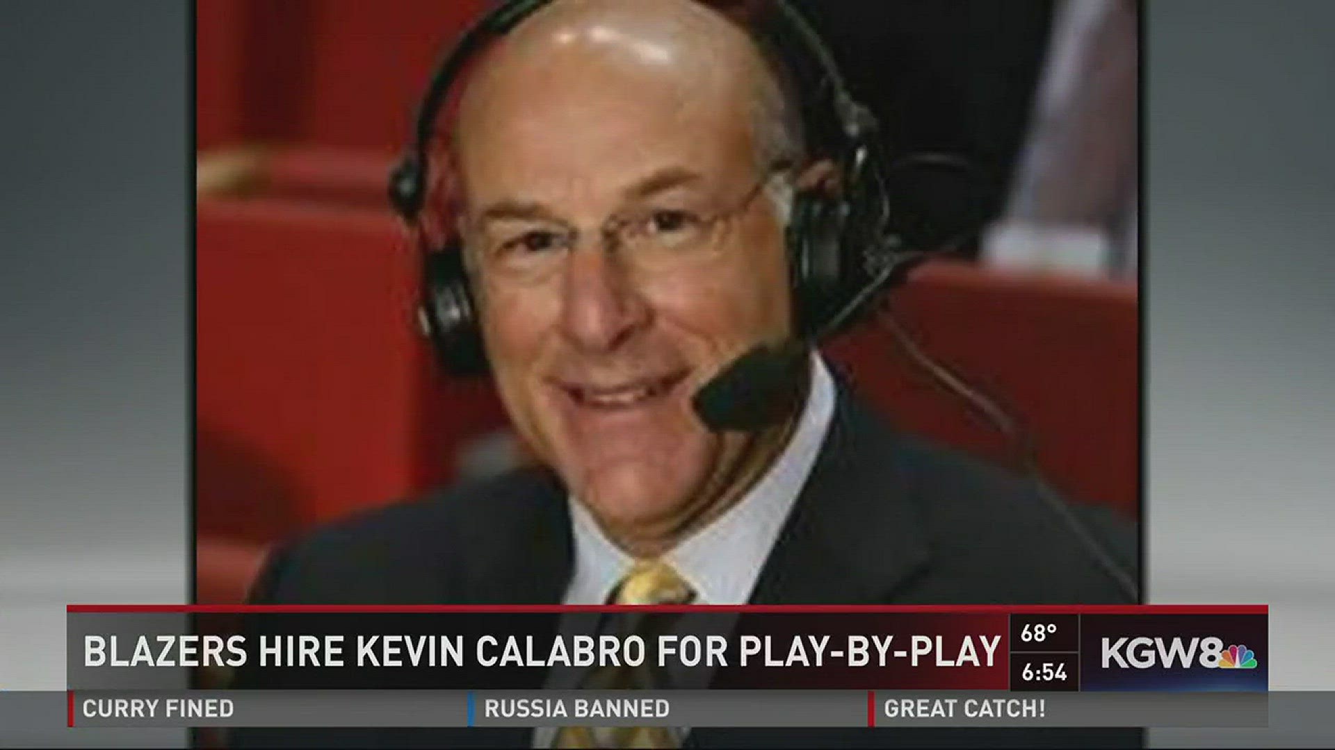 Kevin Calabro joins Blazers as announcer