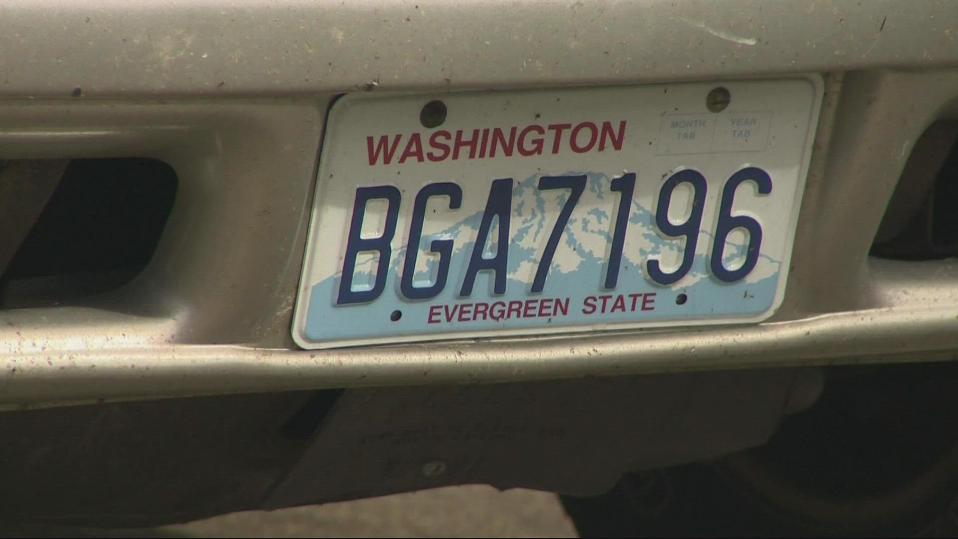 Washington has a shortage of license plates because production within the Department of Corrections is shut down due to COVID-19.