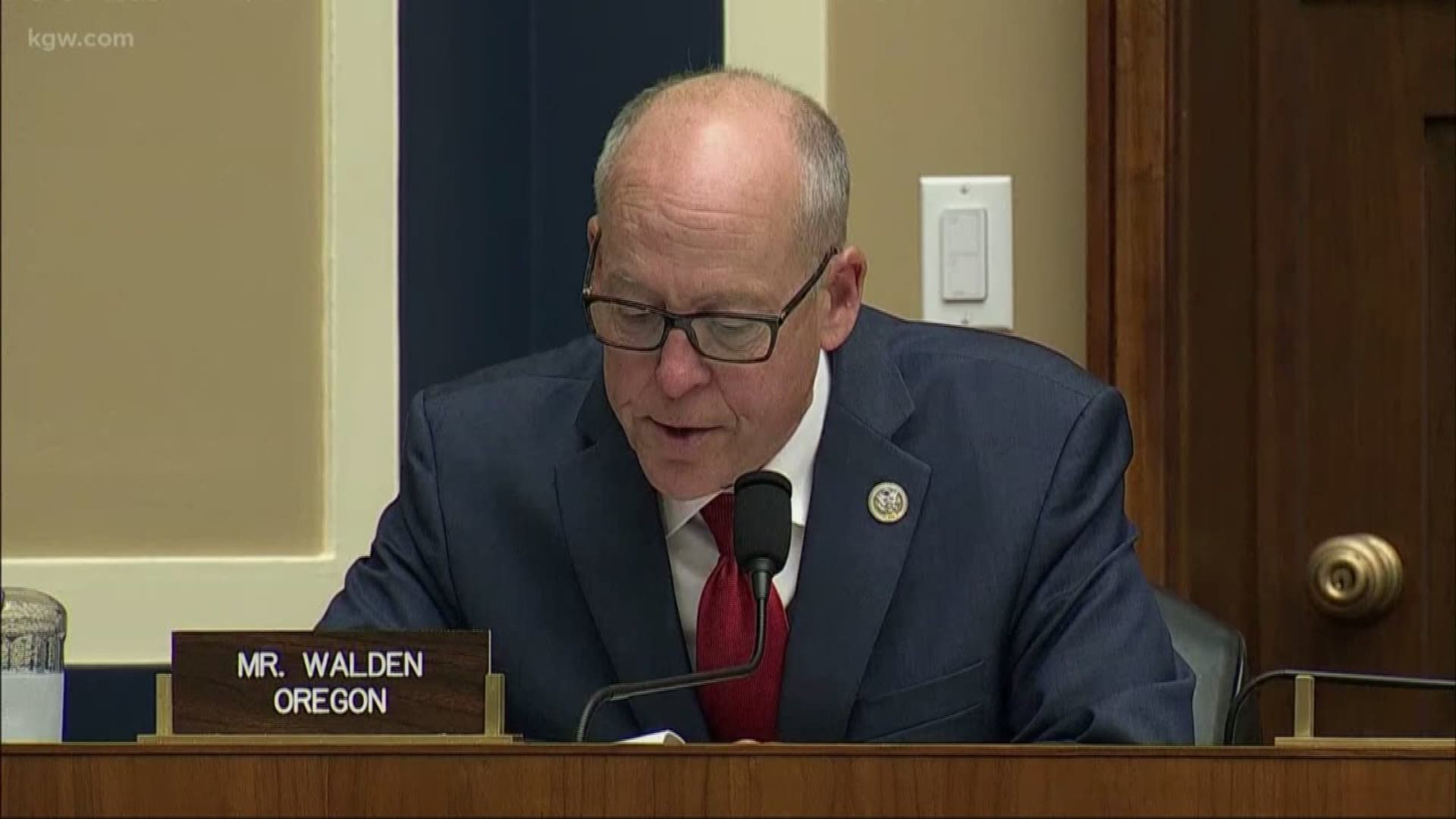 Rep. Greg Walden, the only Republican member of Congress in Oregon, will retire in January 2021. He serves Oregon's 2nd District.