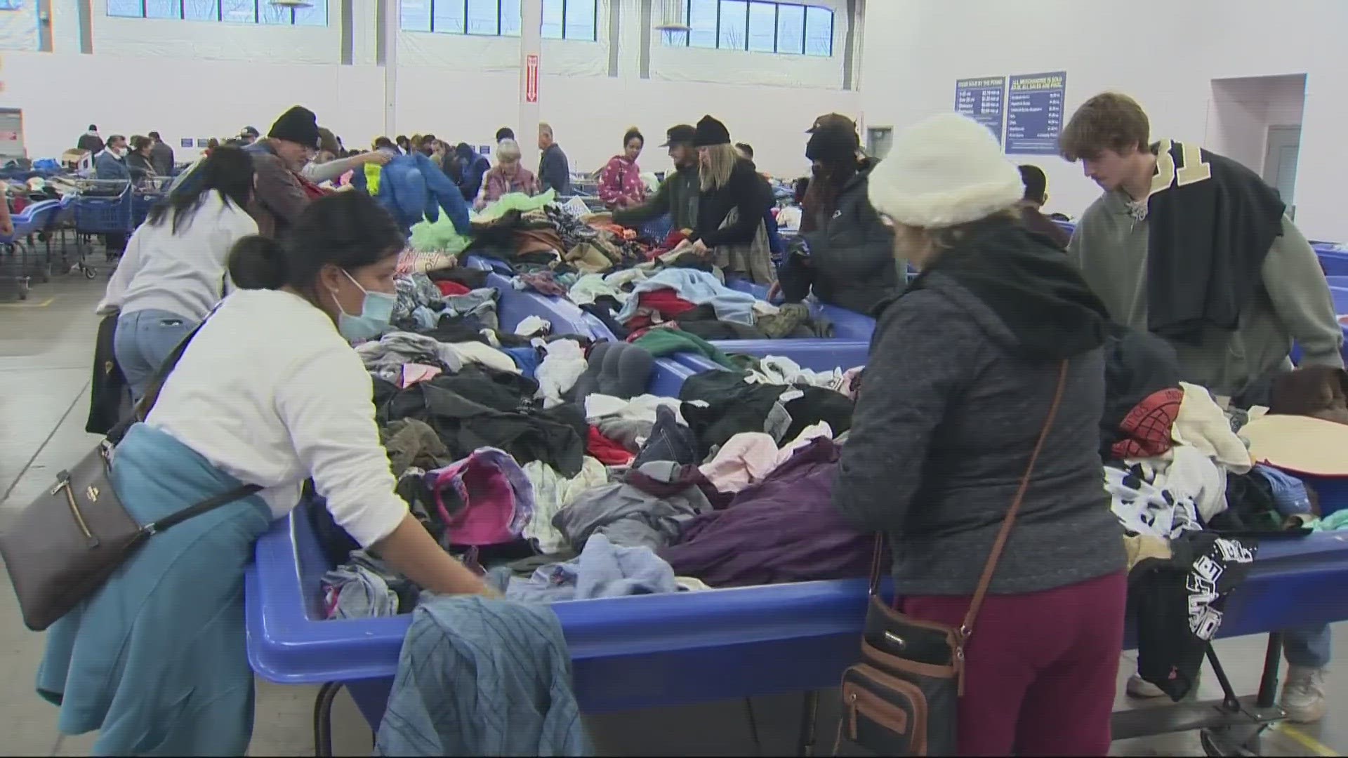 For many people, spring cleaning means donating clothing and revamping your wardrobe. Christine Pitawanich scored some deals at the Goodwill outlet store.