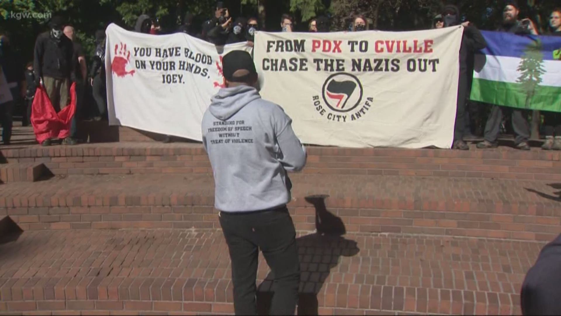 Patriot Prayer protest