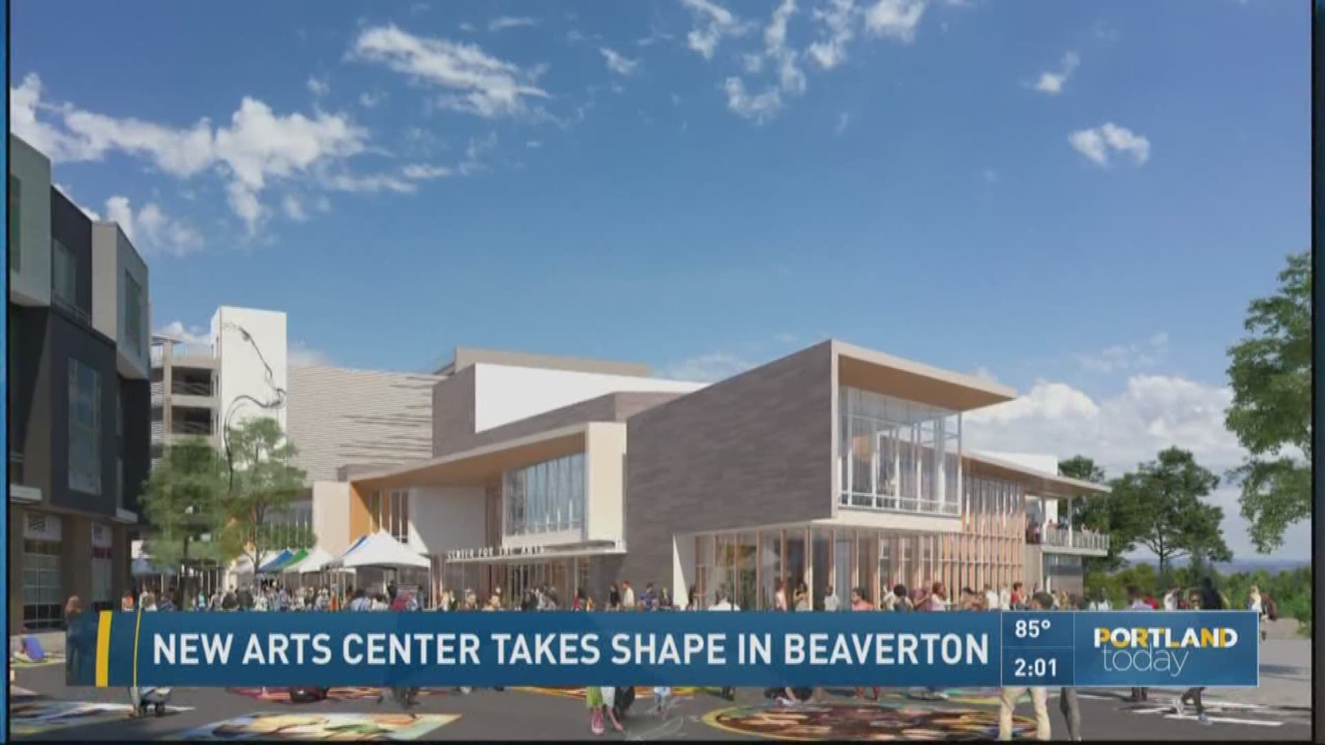 New arts center takes shape in Beaverton