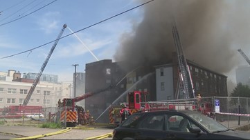 Tenant arrested for arson after large SW Portland apartment building fire