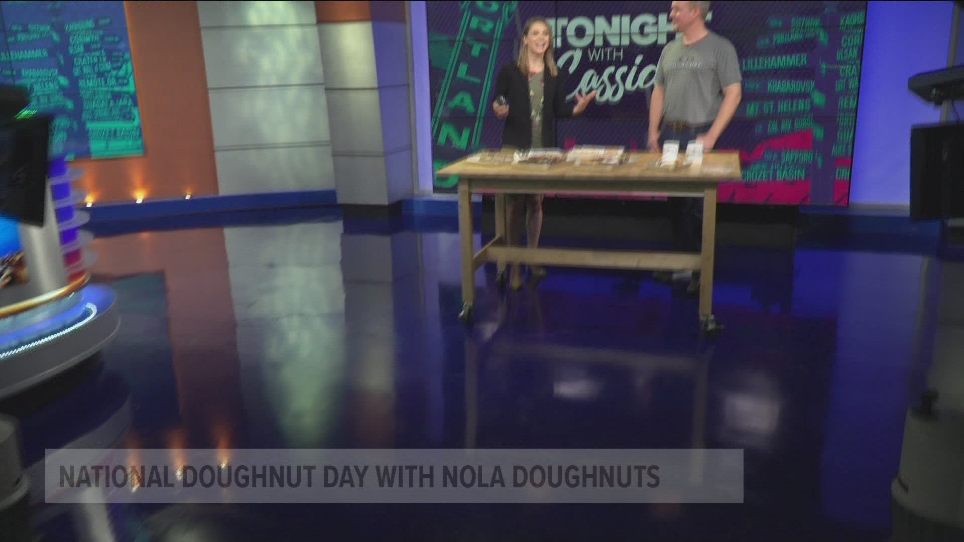 NOLA Doughnuts are made with their unique La'ssant dough. 

noladoughnuts.com

#TonightwithCassidy