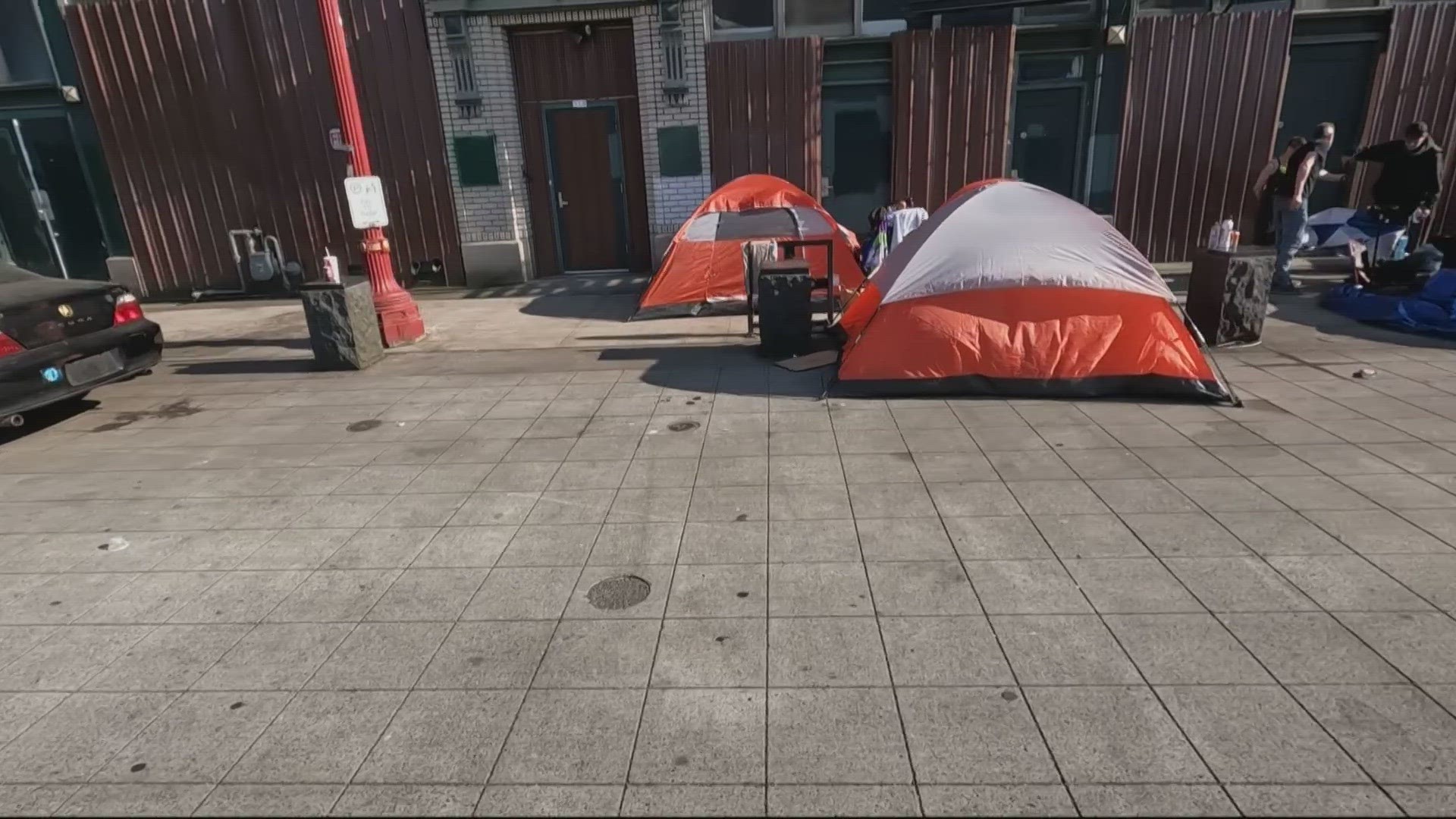 A group of ten residents sued the city in September, arguing that tents and detritus make pedestrian areas impassable for people with mobility disabilities.