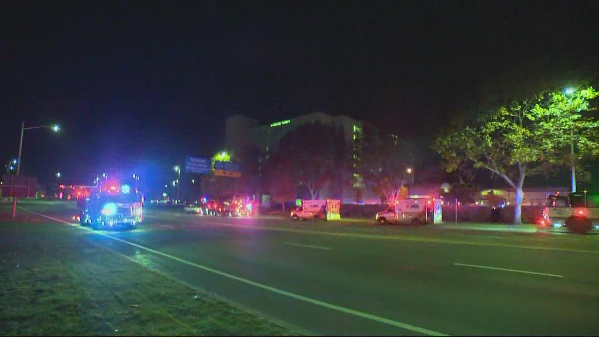 A person was shot at the Embassy Suites near PDX around 9:30 p.m. Saturday. And at 8 p.m., a teenage girl was found in North Portland suffering from a gunshot wound.