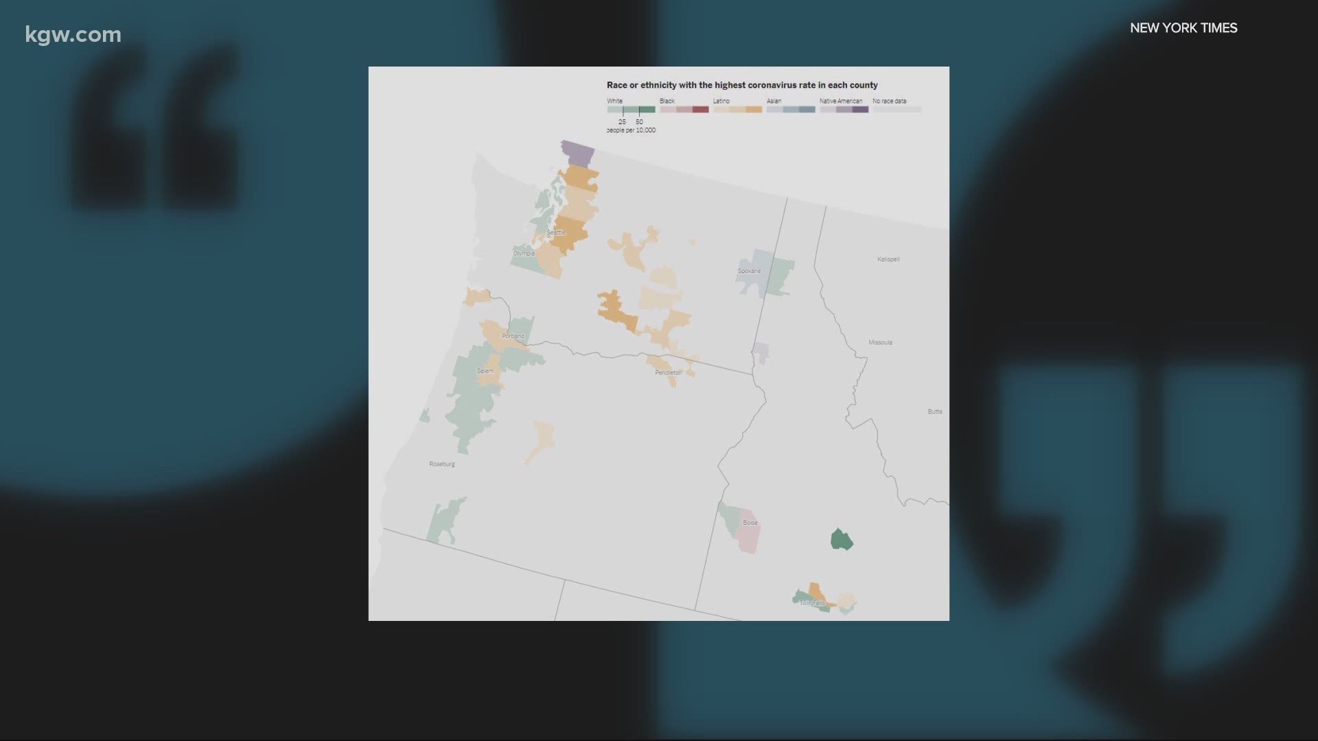 A centuries-long history of racism and oppression have led to the very health conditions that exacerbate the impacts of Covid-19,” an Oregon health official said.