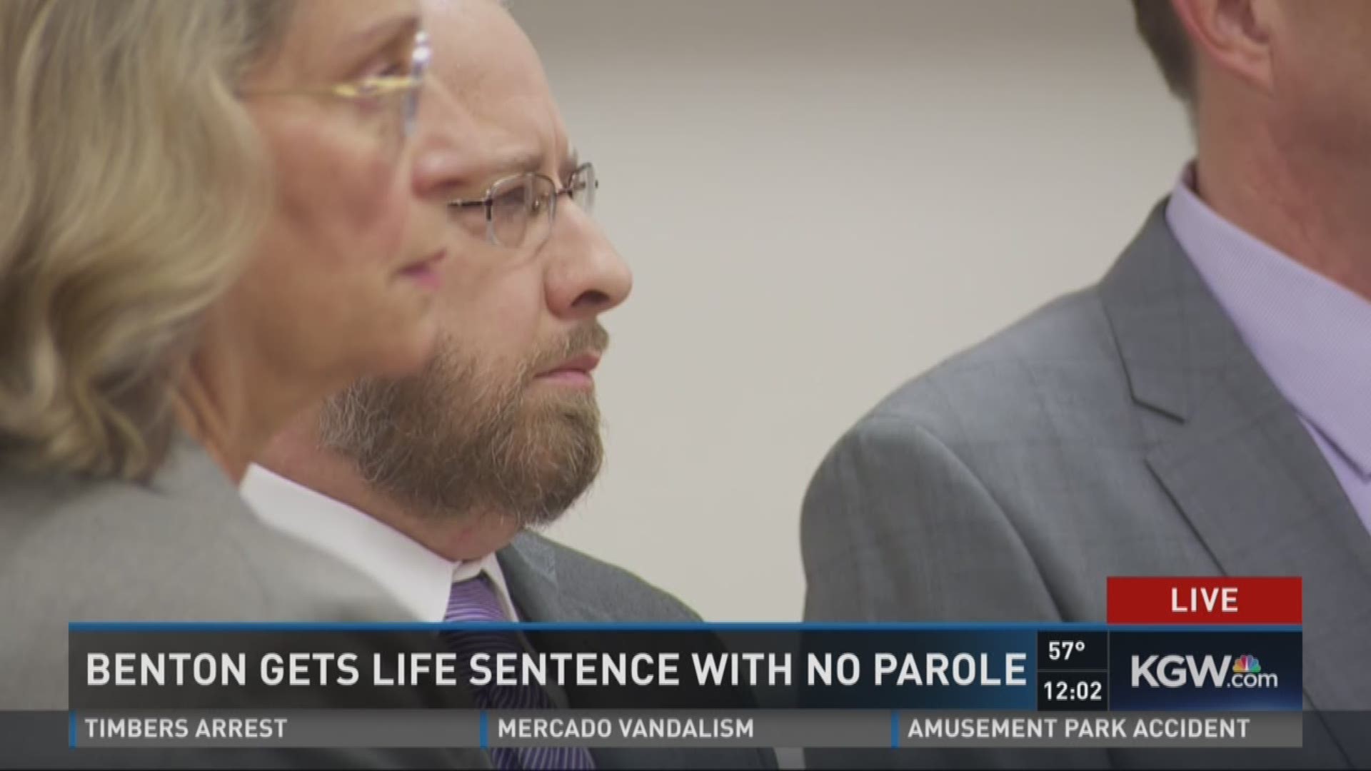 Benton gets life sentence with no parole