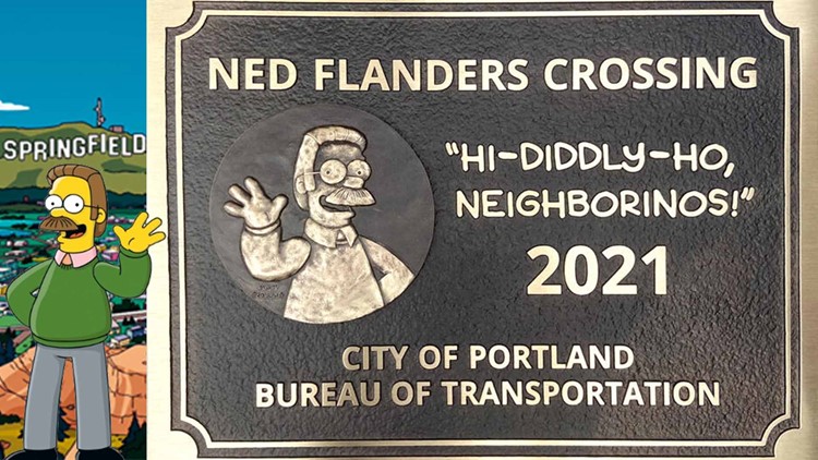 Portland I 405 Pedestrian Bridge Named After Simpsons Character