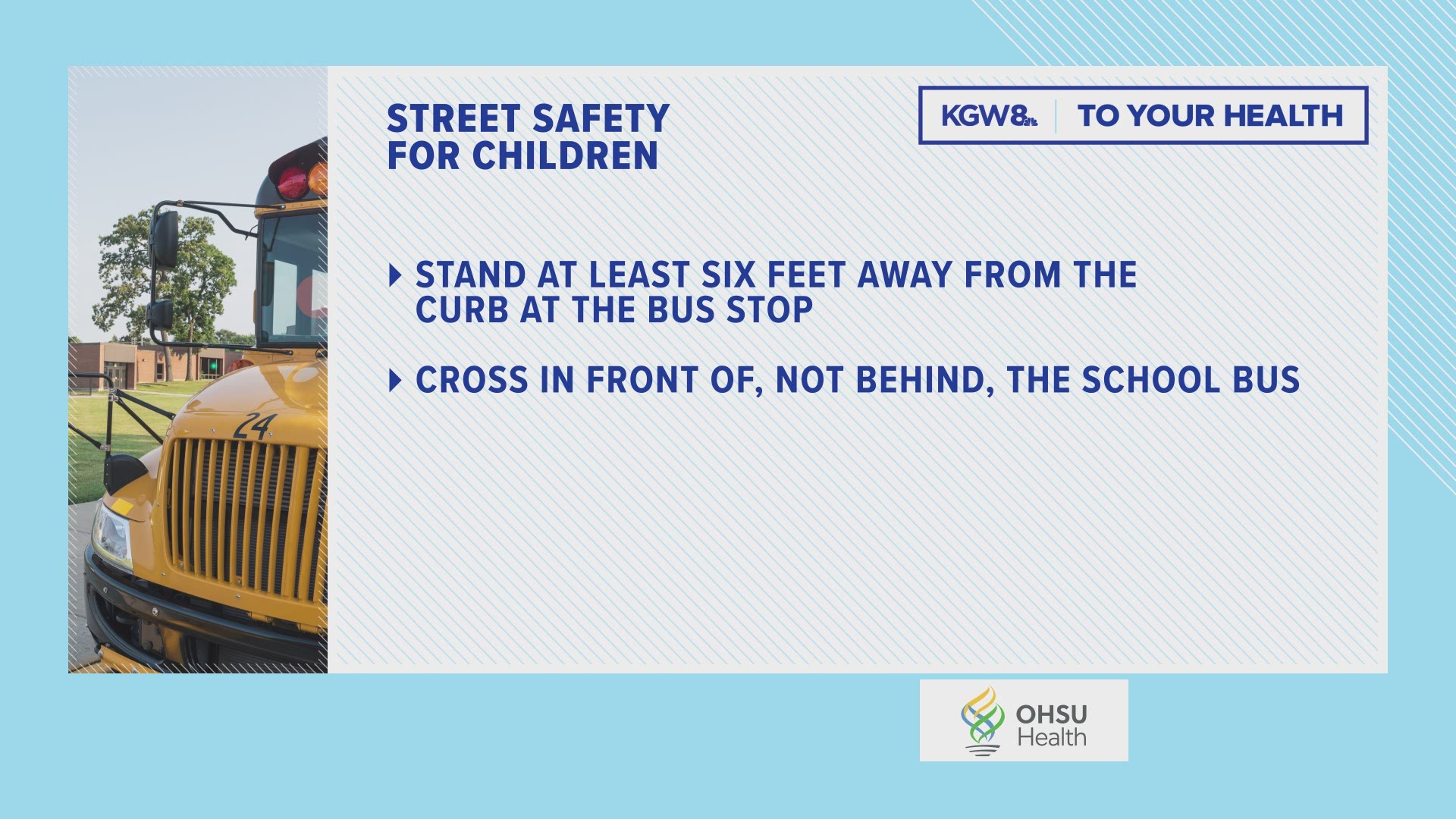 From OHSU Health, here are five tips to ensure street safety for children.