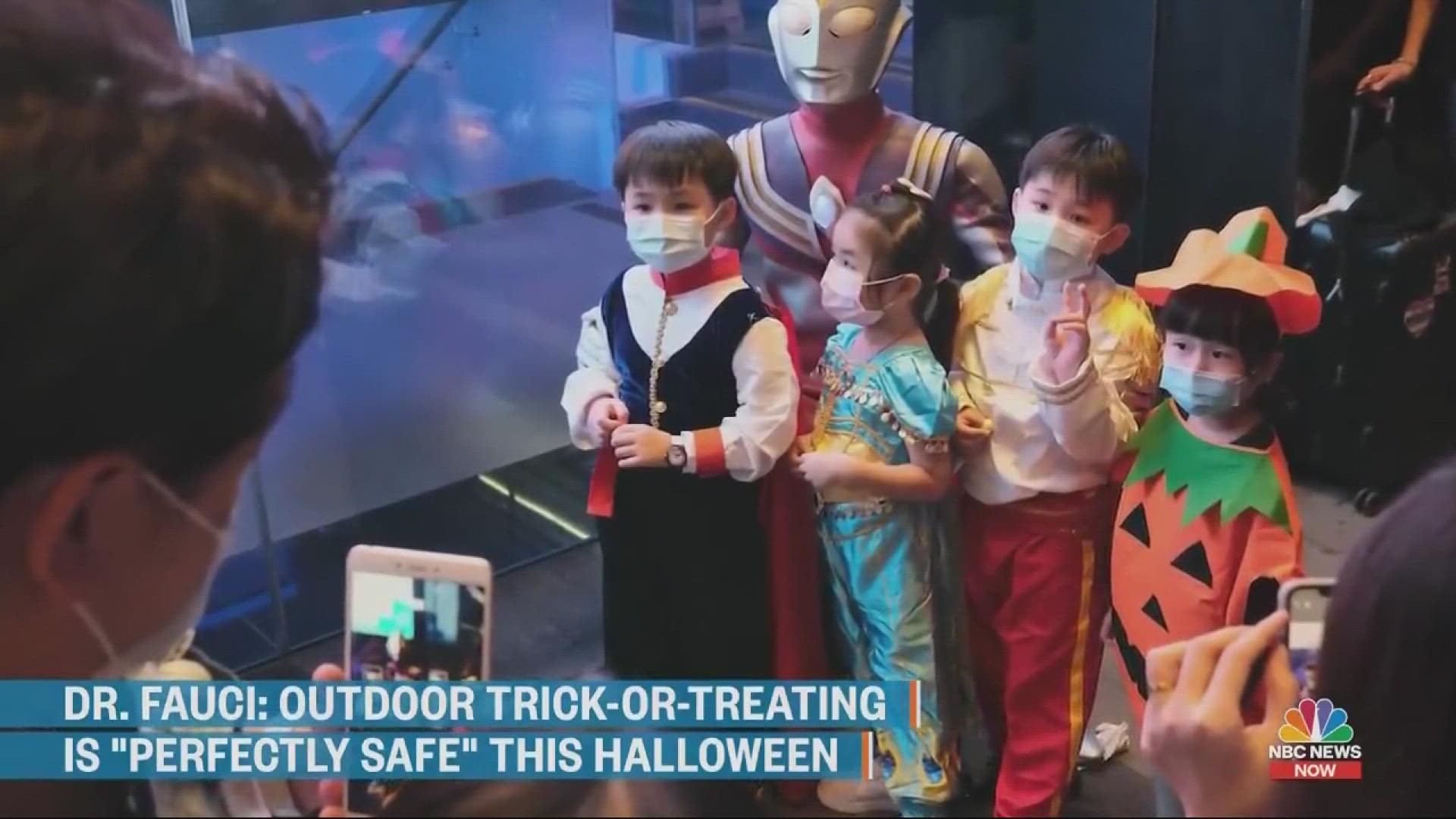 The FDA has not yet approved COVID vaccines for children under 12, so health experts encourage extra safety while enjoying Halloween events.