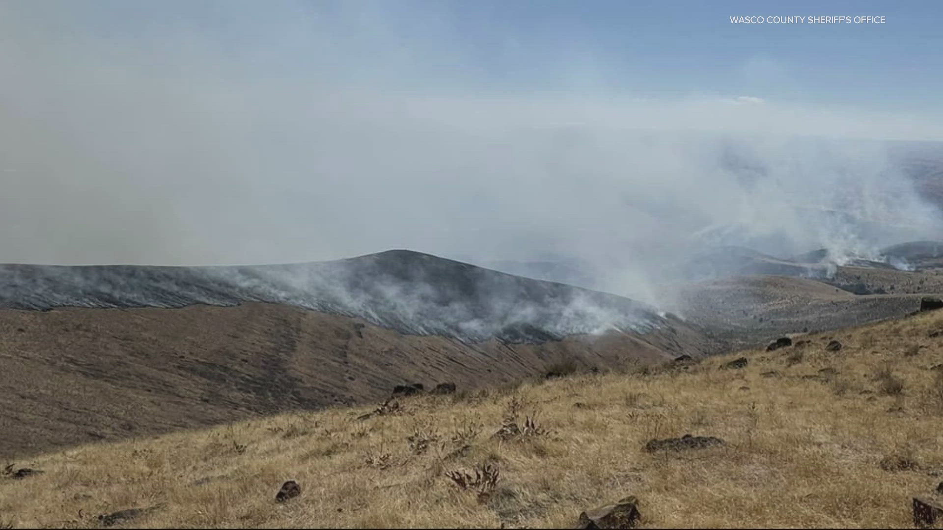 Officials say a lightning strike started the Oak Canyon Fire on Sunday and it's already burned about 5,000 acres.