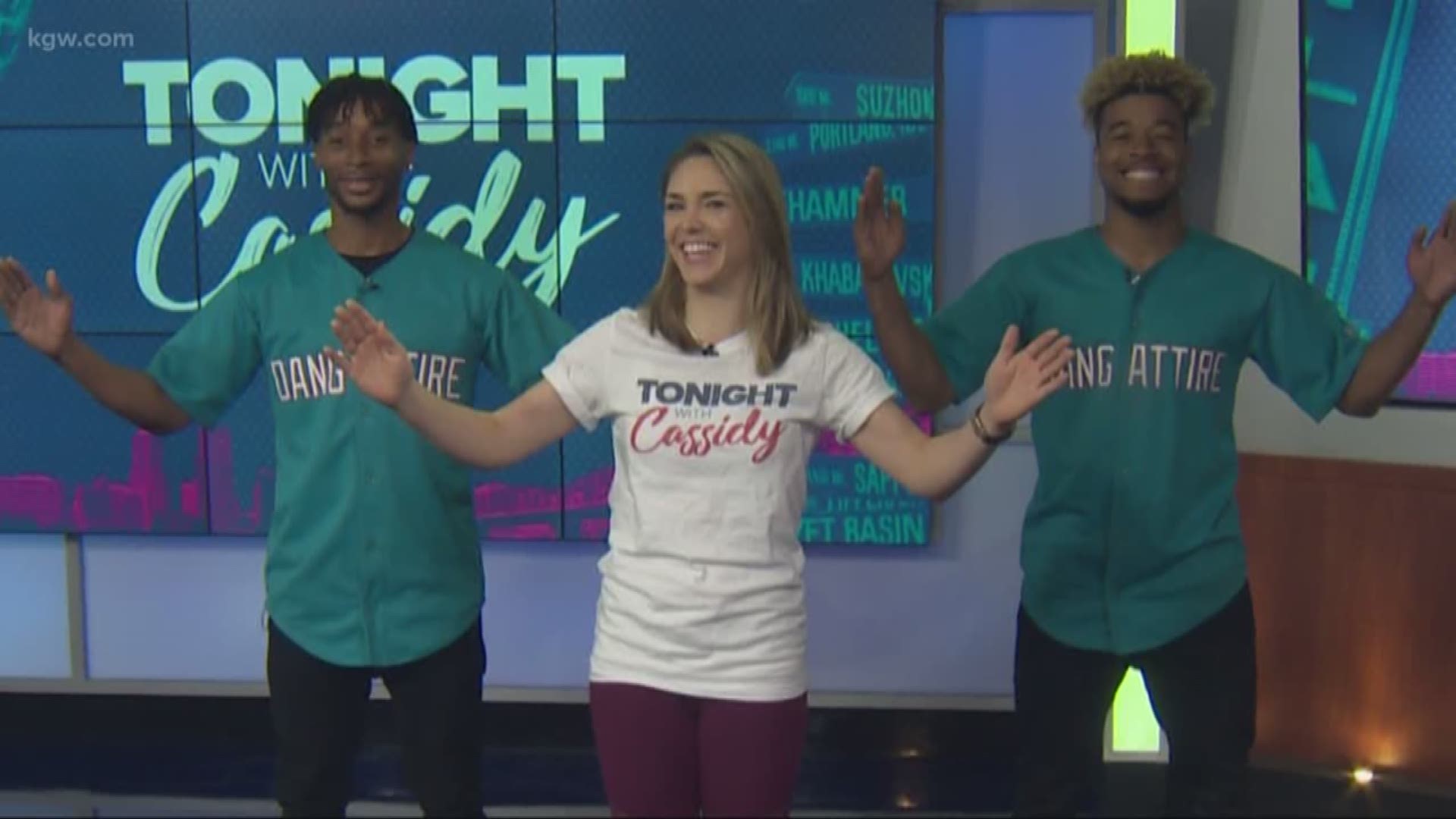 BDash and Konkrete teach Cassidy how to krump as they get ready for the World of Dance Live tour stop at ilani nbc.com/world-of-dance#TonighwithCassidy