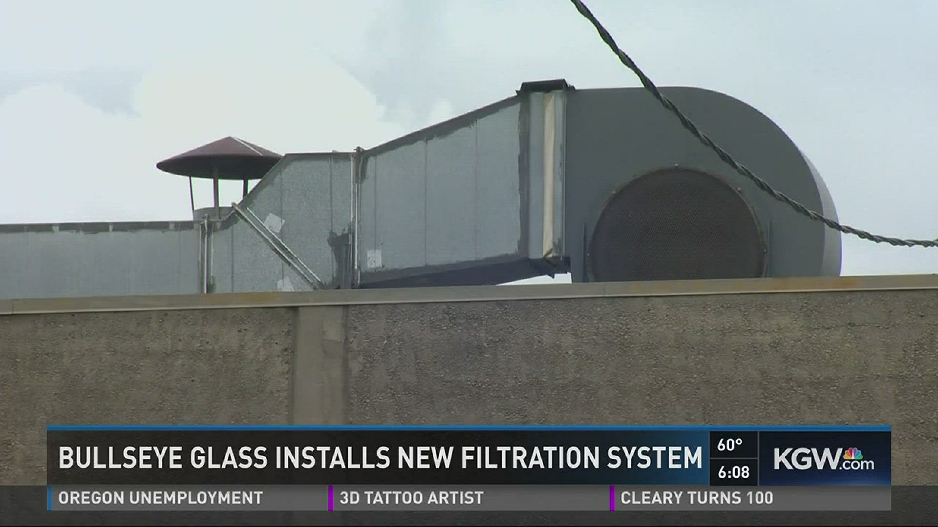 Bullseye Glass installs new filtration system