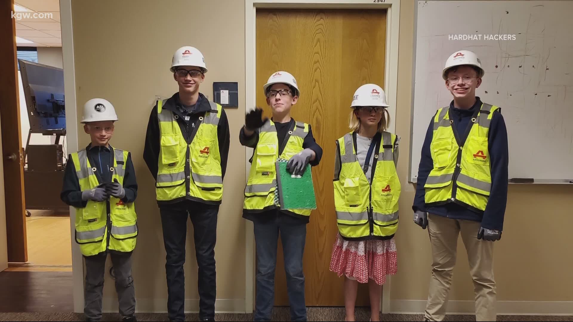 Some local students have ideas on how to make construction sites safer.