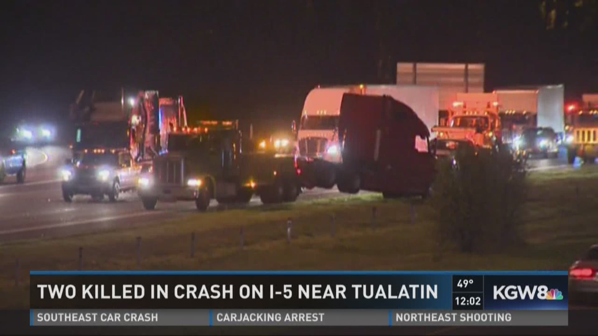 Two teens from Portland killed in crash on I-5 | kgw.com