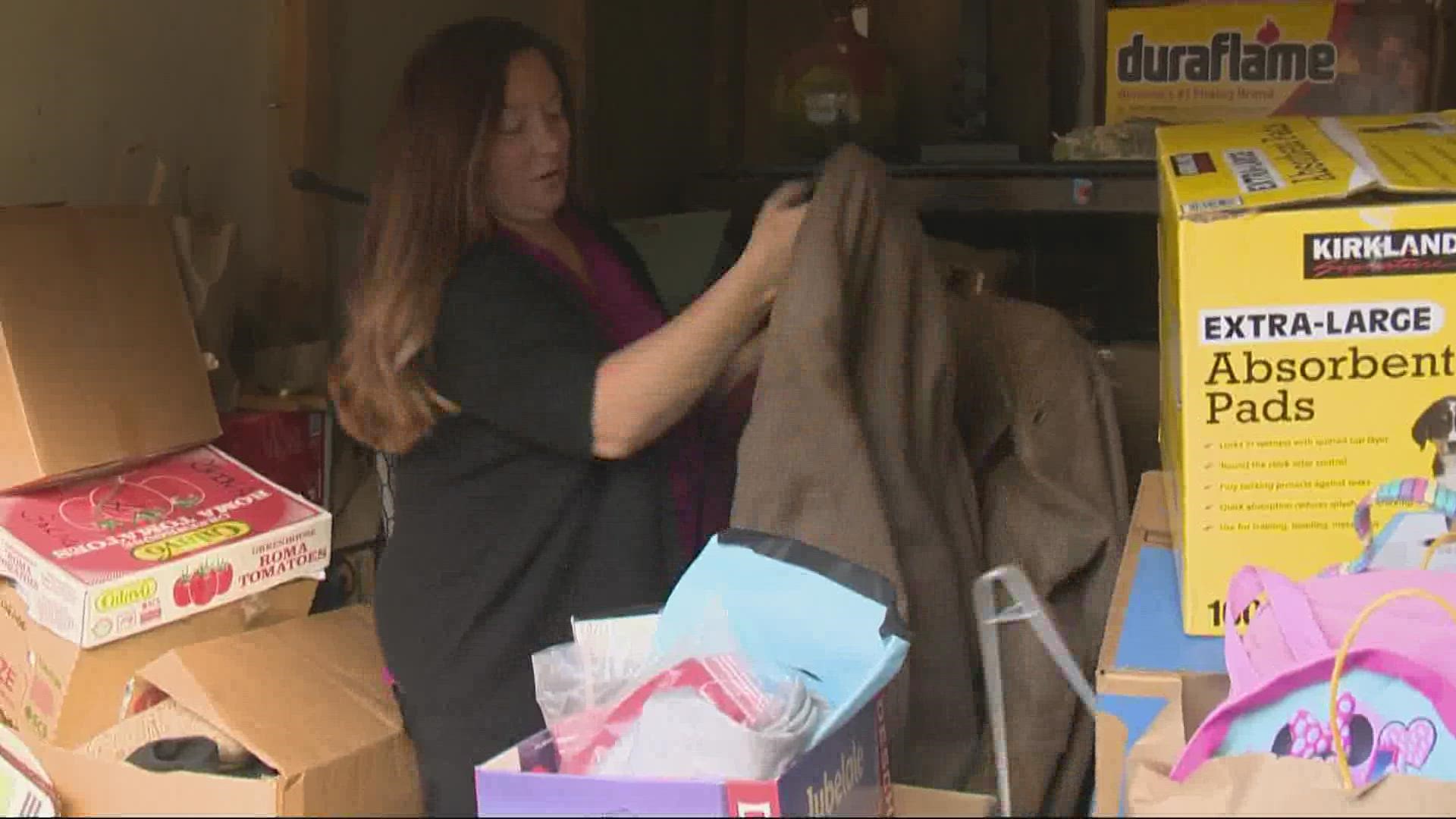 A trailer filled with hundreds of clothing donations was stolen outside a Milwaukie church. The clothes were about to be distributed to people living on the streets.