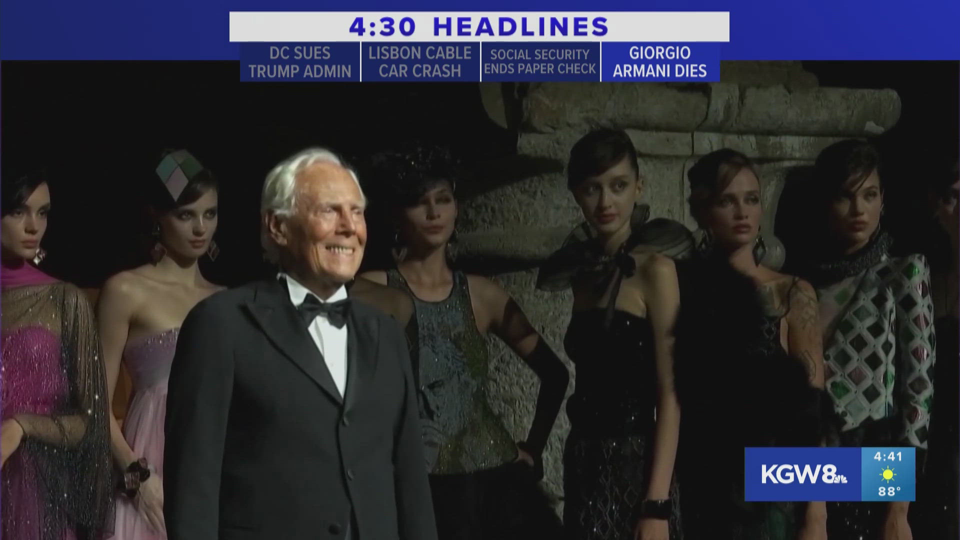 Armani died at home after missing Milan Fashion Week in June for the first time to recover from an undisclosed condition.
