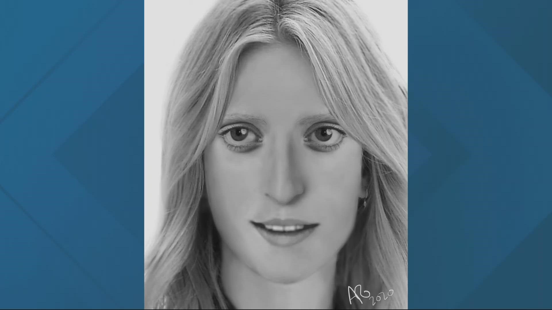 Investigators are trying to identify the remains of a young woman found buried in a wooded hillside in August of 1978.