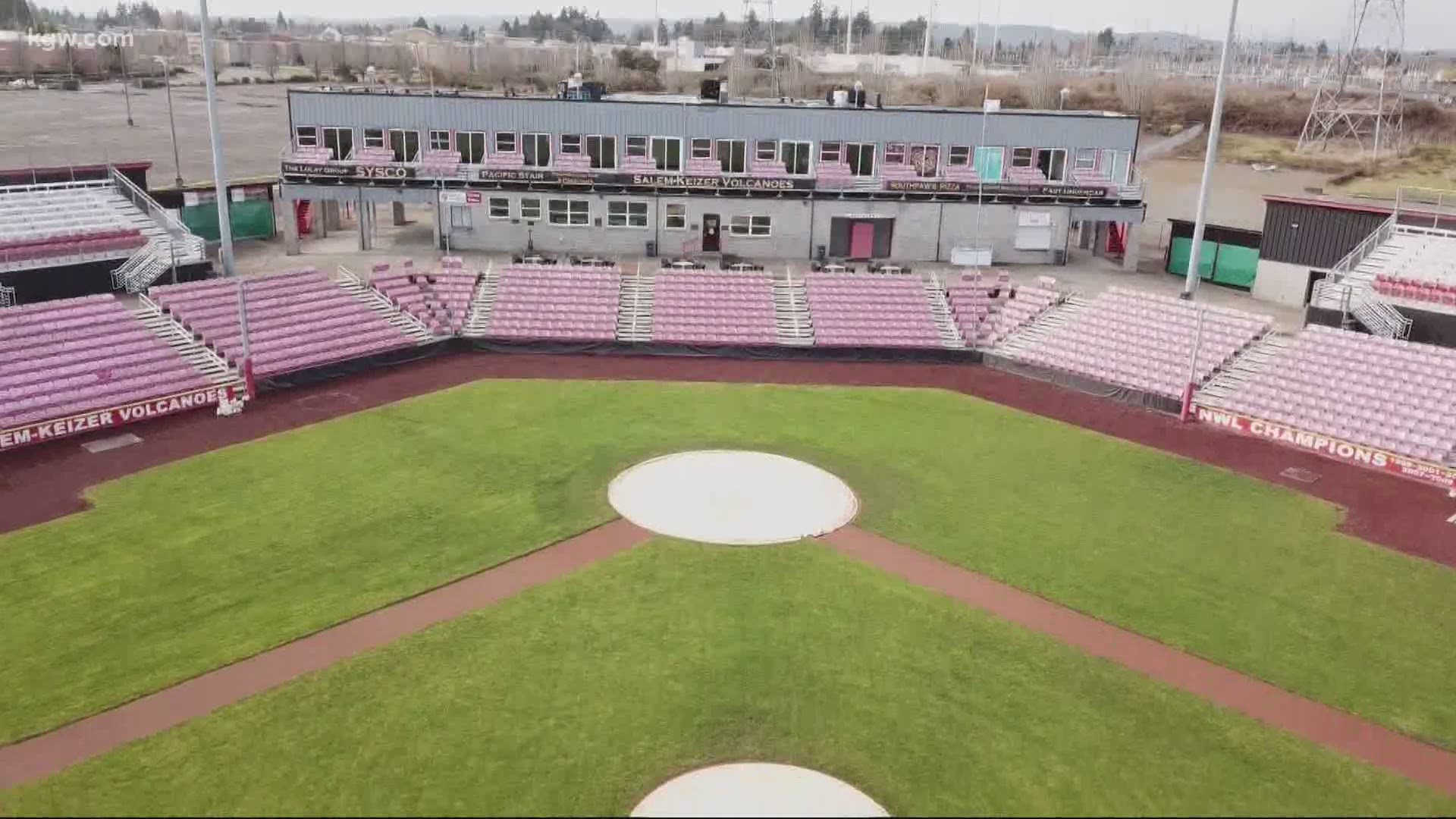 Need to rent a stadium? The baseball field that’s home to the Salem-Keizer Volcanoes is for rent on Airbnb.