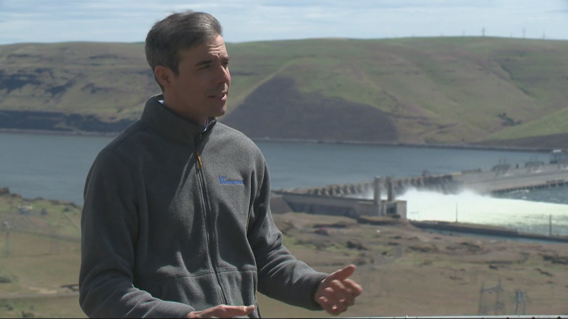 There’s a big new project in the Columbia Gorge combining solar, wind and hydropower. Matt Zaffino got a chance to check it out.