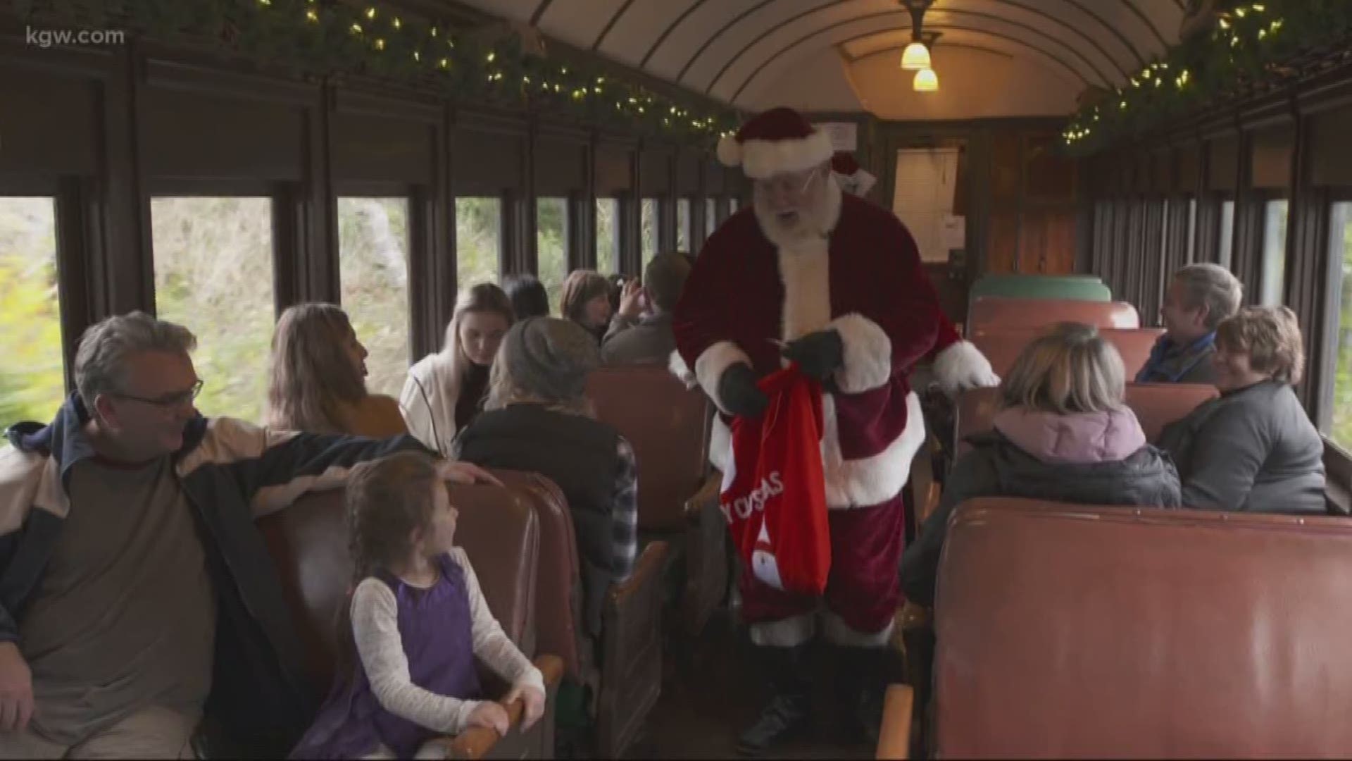 Grant McComie takes us for a ride on the Candy Cane Express at Garibaldi on the Oregon Coast.