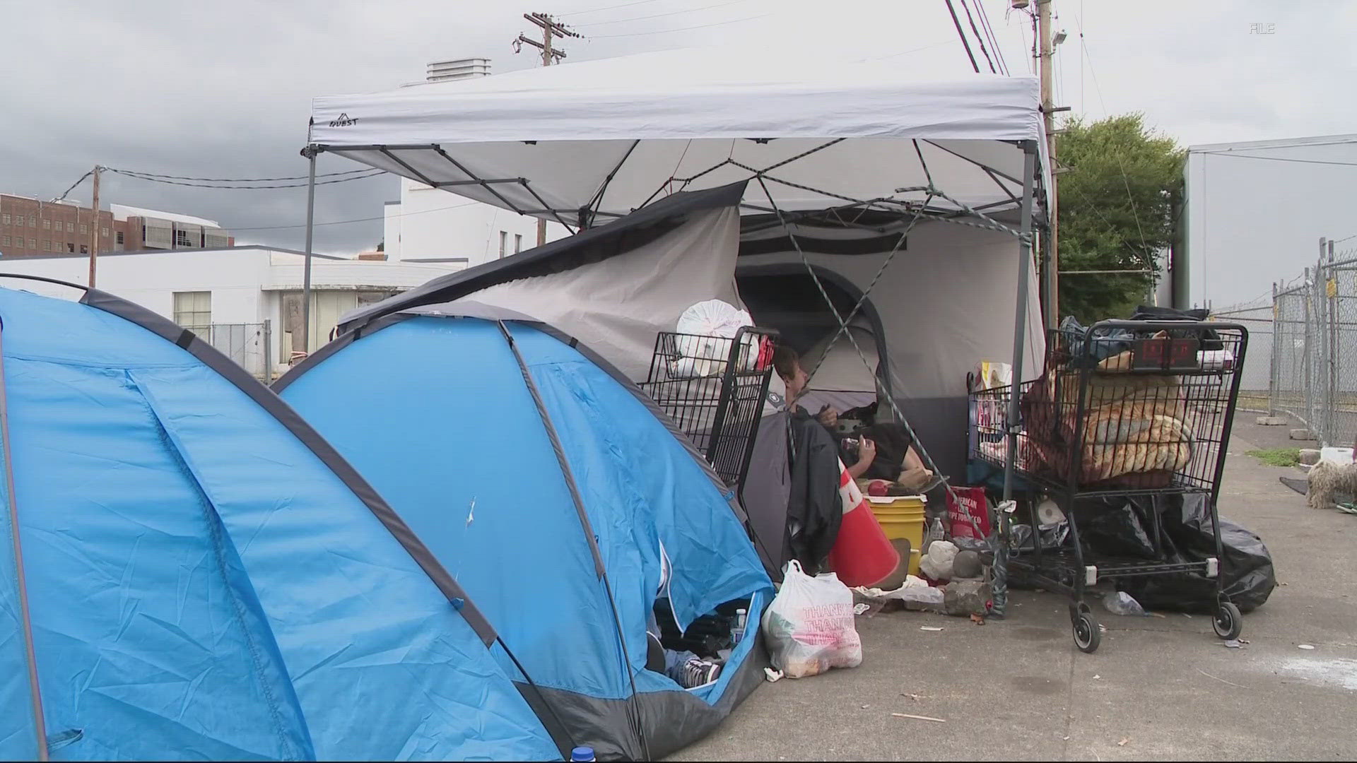 This year, the city says more people are expecting homelessness indoors than outside, a shift from what the city's seen in several years.