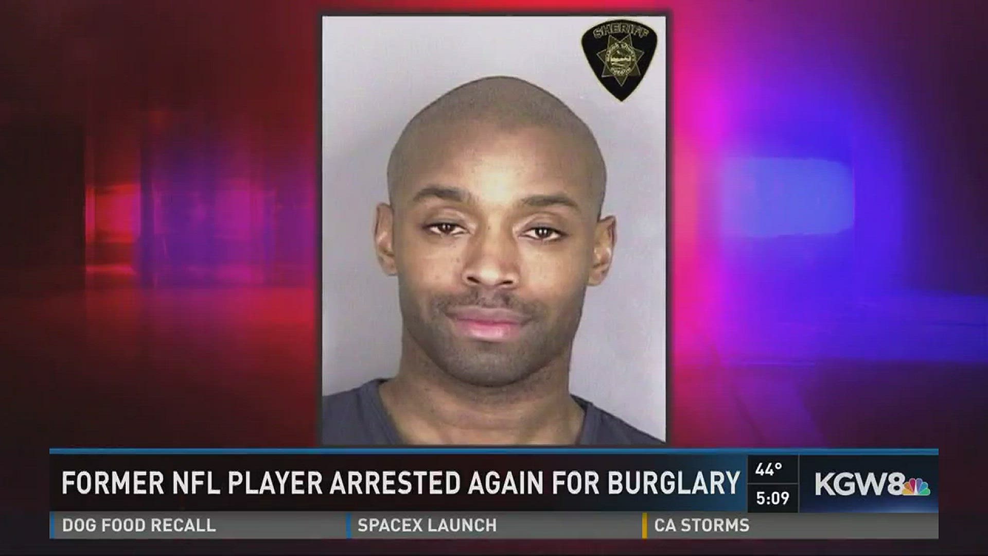 Former NFL player arrested again for burlary