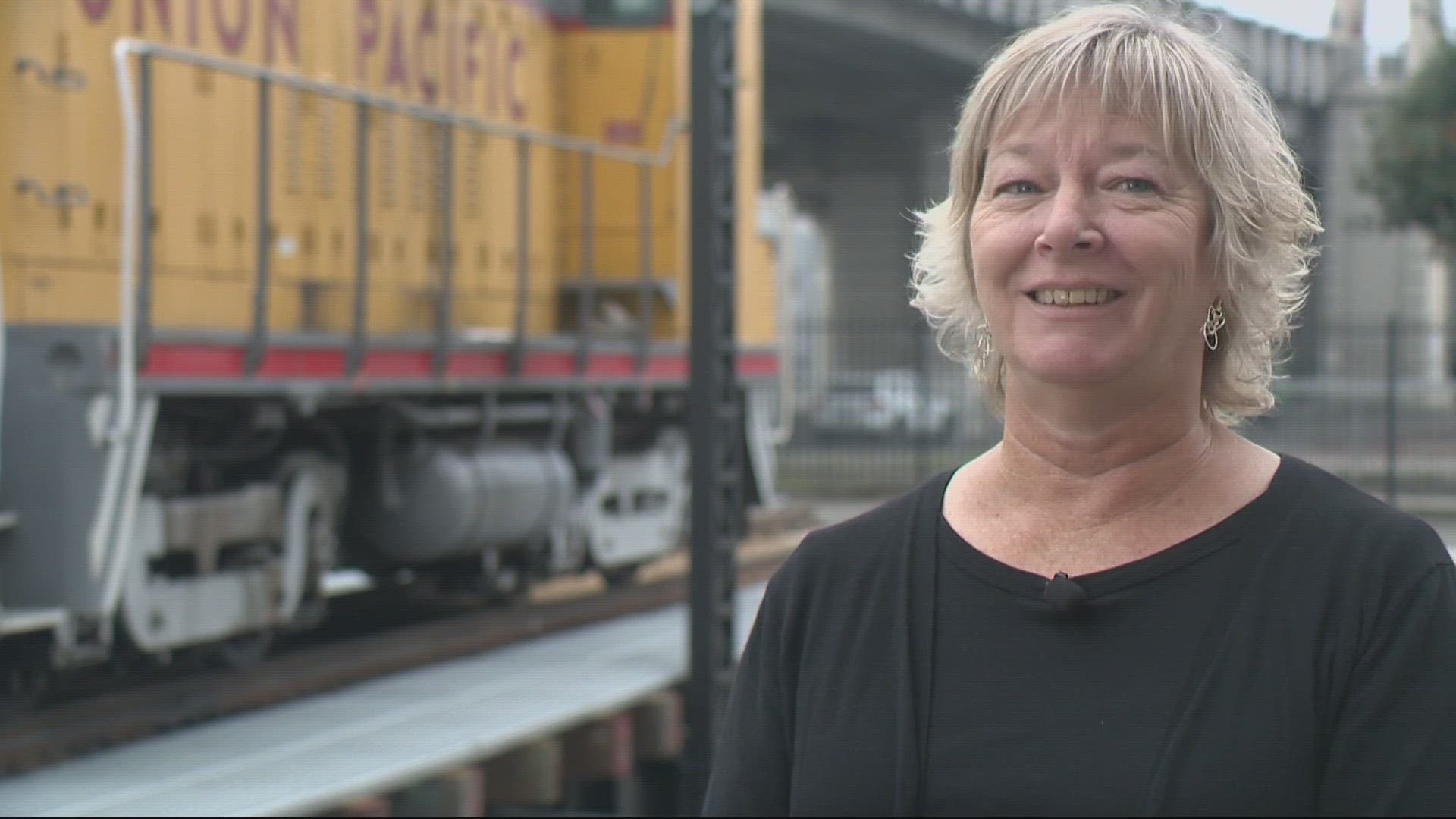 The 99-year-old turntable first operated at the Brooklyn rail yard in Southeast Portland. It’s now functional again and on display.