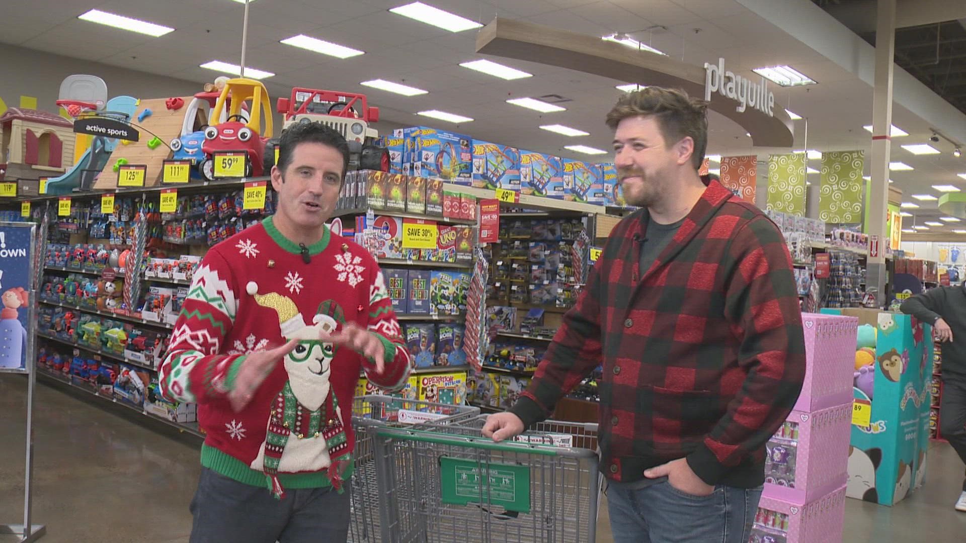 The KGW Great Toy Drive helps nonprofits distribute toys to kids and teens across the area. To kick things off, some KGW anchors faced off in a fun competition.