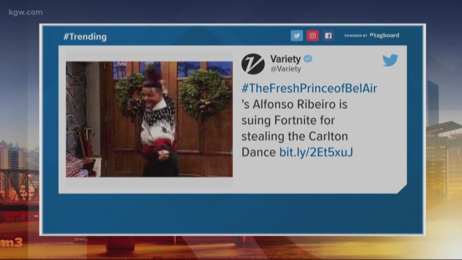 YouTube 'Fresh Prince' star suing Fortnite, NBA 2K game makers for stealing the 'The Carlton' dance.