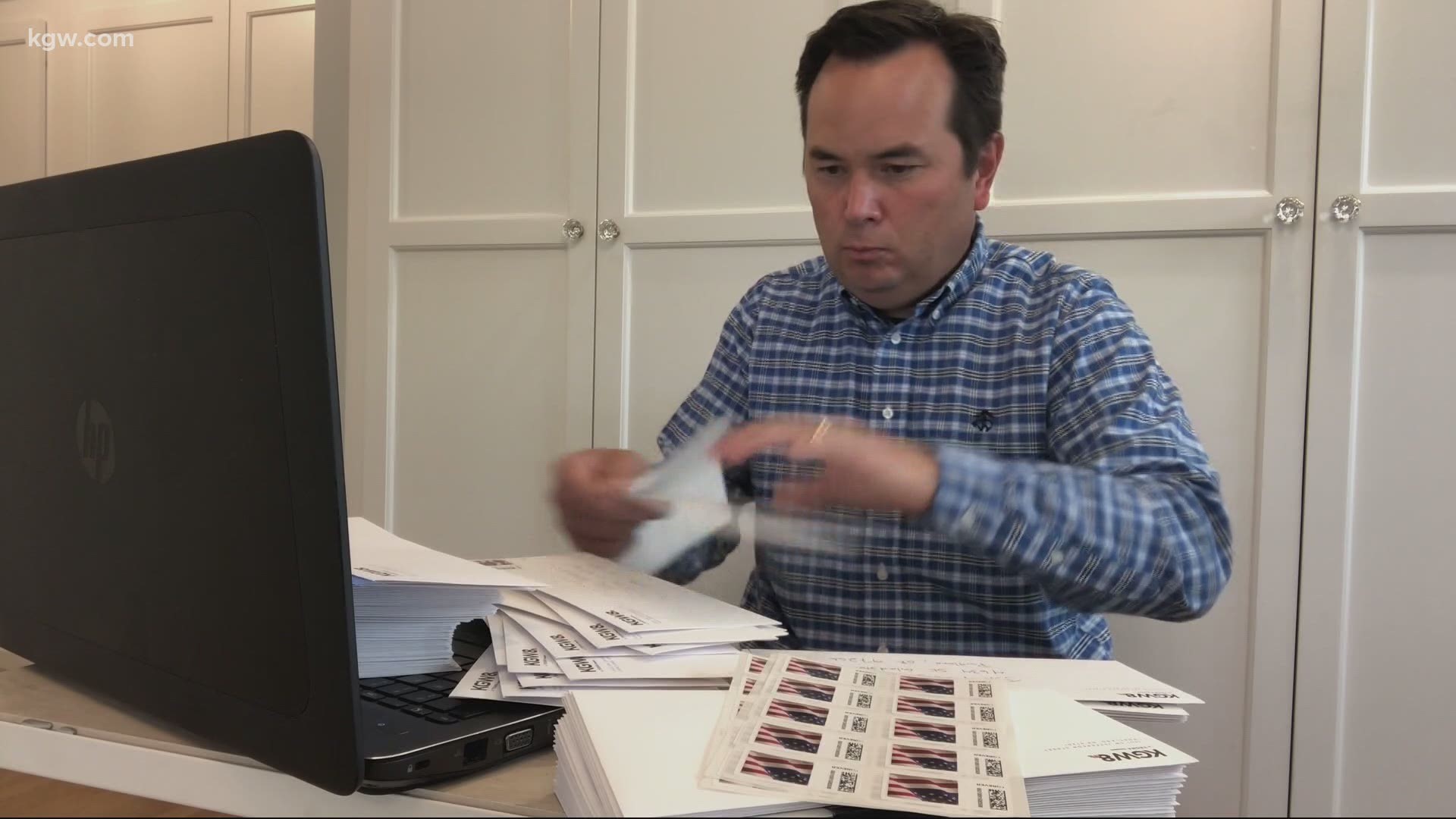 There's been a lot of concern over mail in ballots and the ability of the USPS to handle increased demand. Kyle Iboshi bought some stamps and put it to the test.