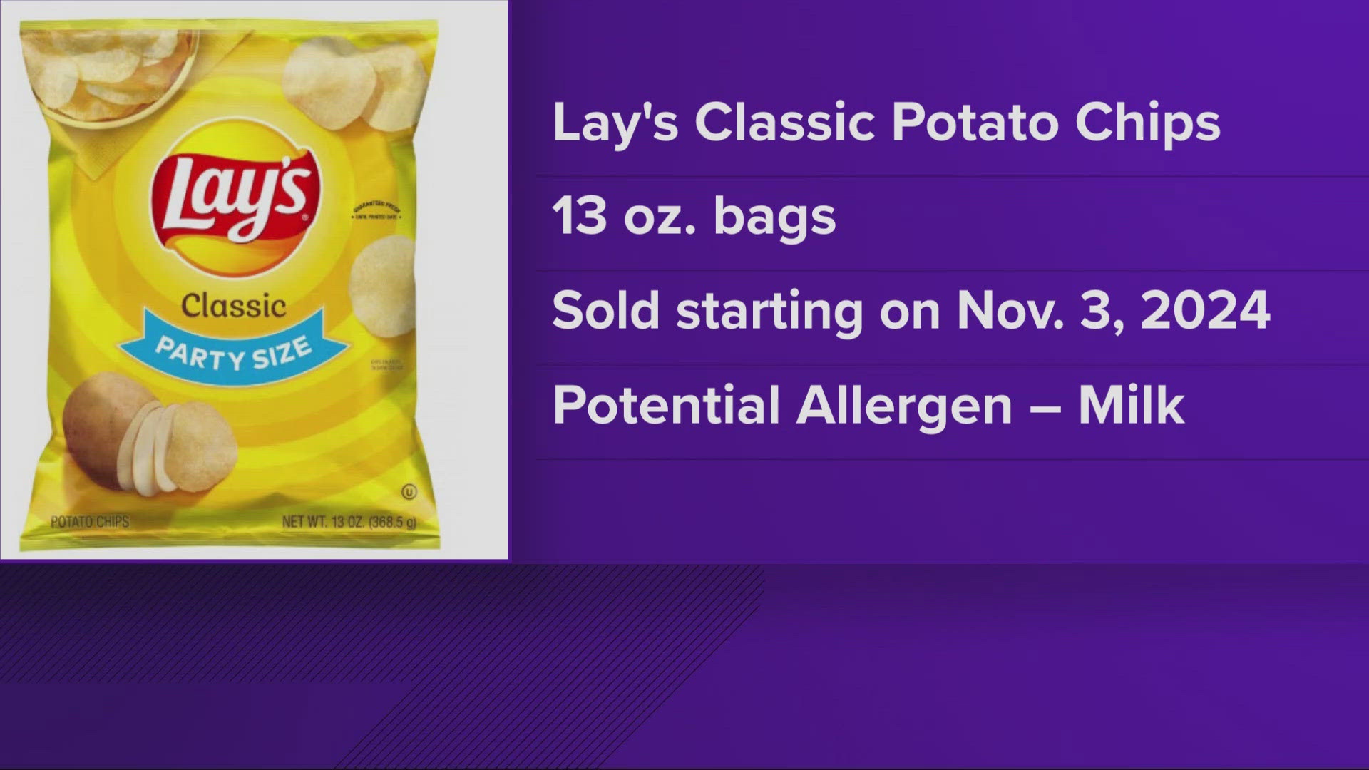 FDA escalates Lay's Chip recall, warns of serious health risks in Oregon