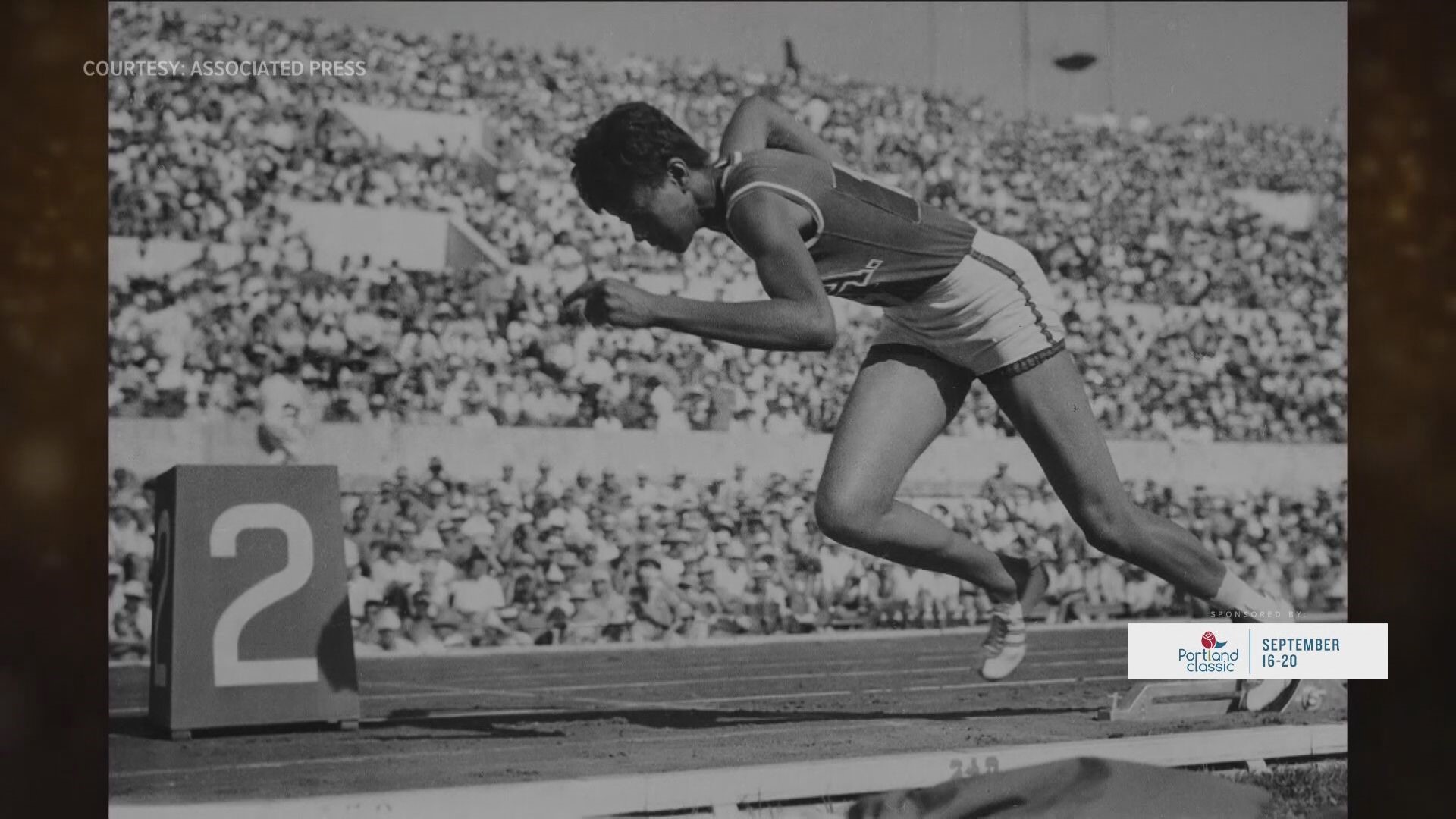 Wilma Rudolph set a world record and won gold in the 100-meter and 200-meter sprints, and the 4x100 meter relay in the 1960 Olympic Games in Rome, Italy.