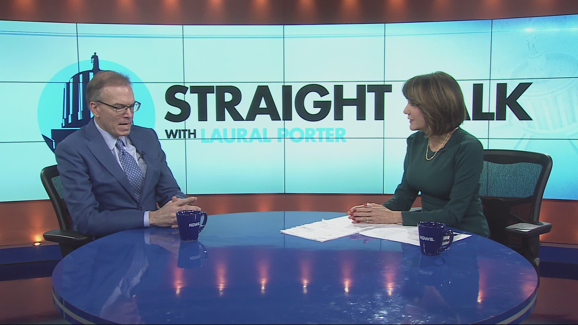 Portland City Commissioner Nick Fish gave an update on his health during a taping on Friday of KGW's Straight Talk with Laural Porter.