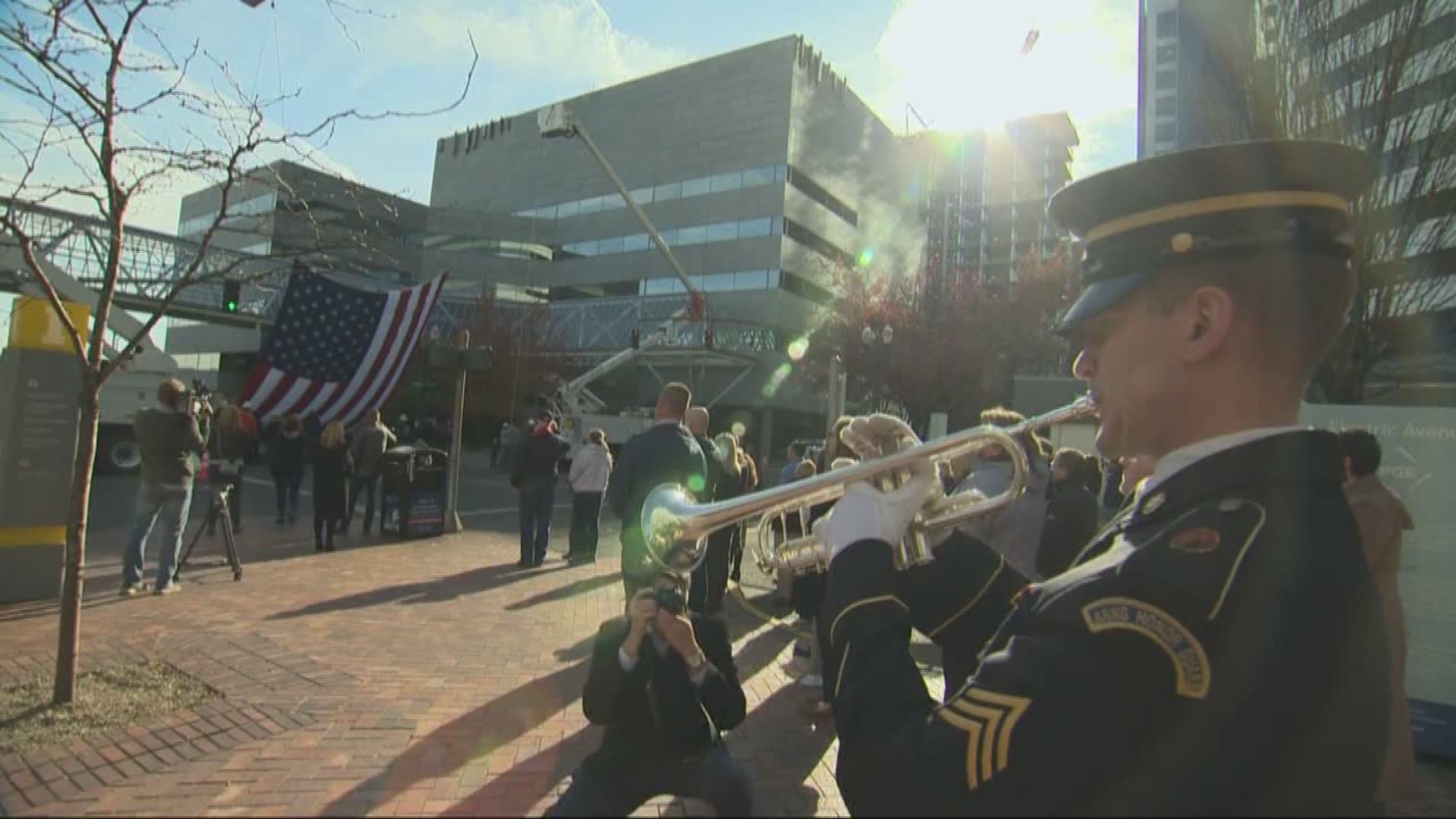 How many honored veterans in the Portland area.