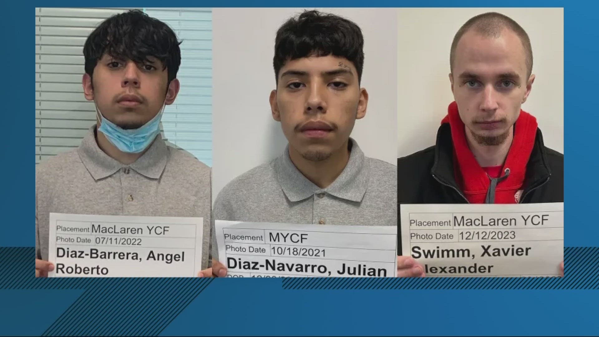 The Woodburn facility said that the trio ran away Feb. 18.