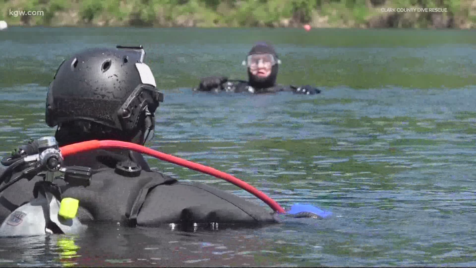 The Clark County Dive Rescue Team held its first open-water training of the season this weekend.