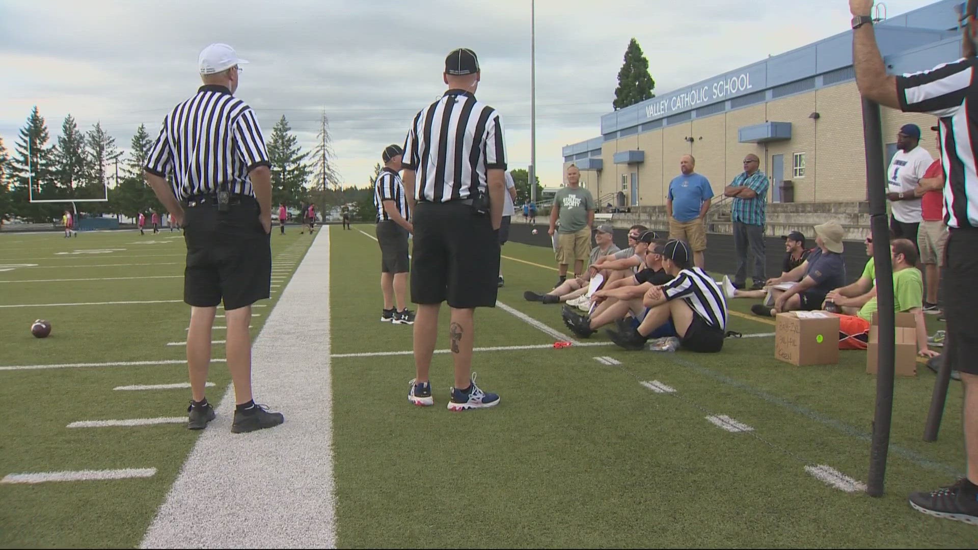 The Portland Football Officials Association offers a six-week training session to anyone interested in trying their hand at officiating football games.
