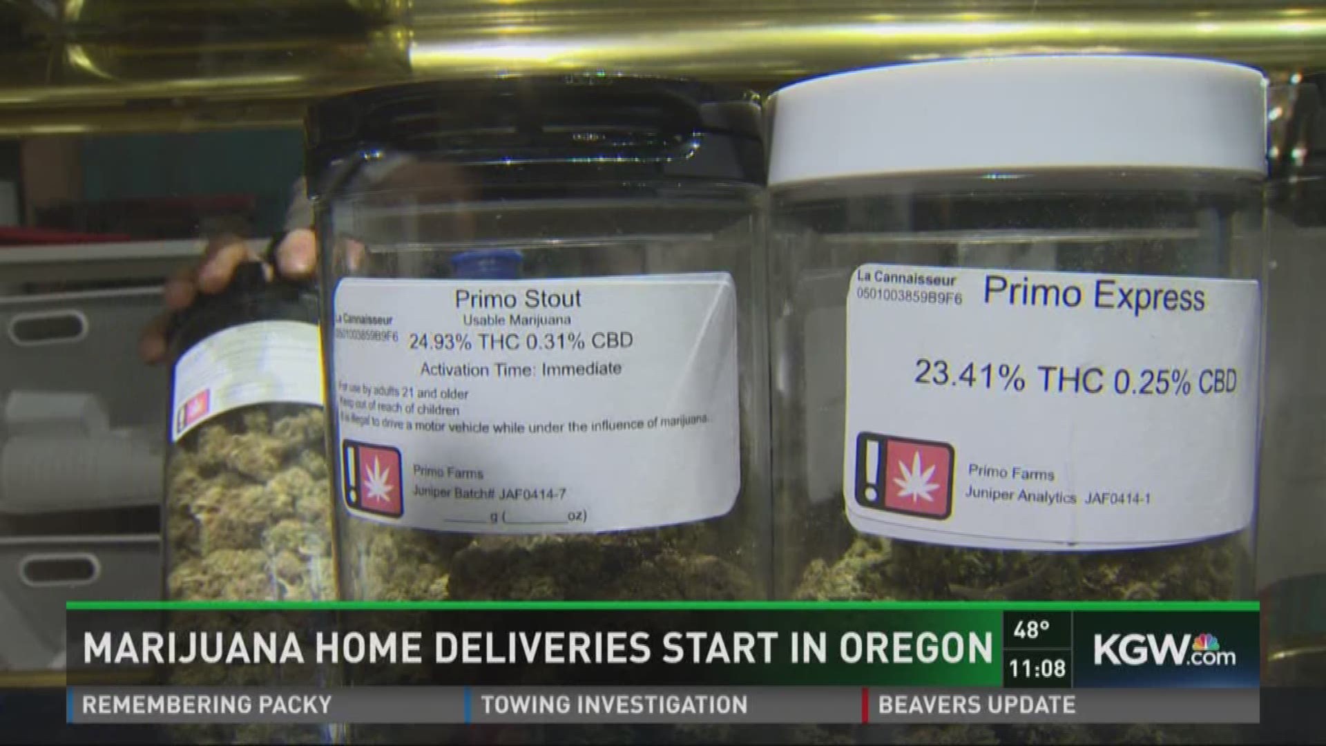 Marijuana home deliveries start in Oregon